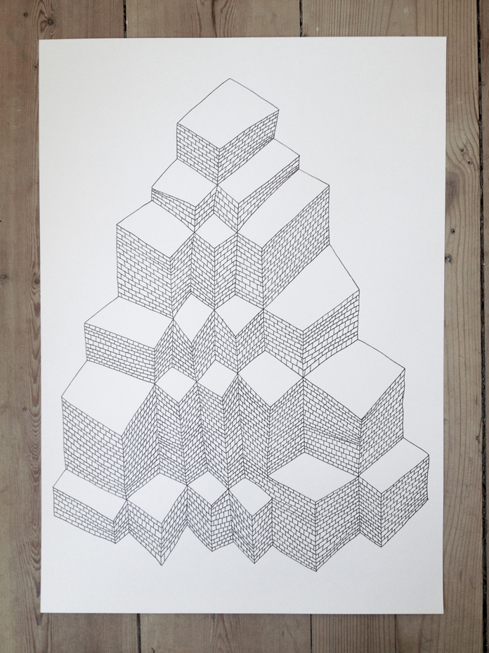 tegninger, geometriske, grafiske, pop, arkitektur, mønstre, sorte, hvide, artliner, papir, abstrakte-former, arkitektoniske, samtidskunst, terninger, dansk, design, interiør, bolig-indretning, moderne, moderne-kunst, nordisk, skandinavisk, former, street-art, Køb original kunst og kunstplakater. Malerier, tegninger, limited edition kunsttryk & plakater af dygtige kunstnere.