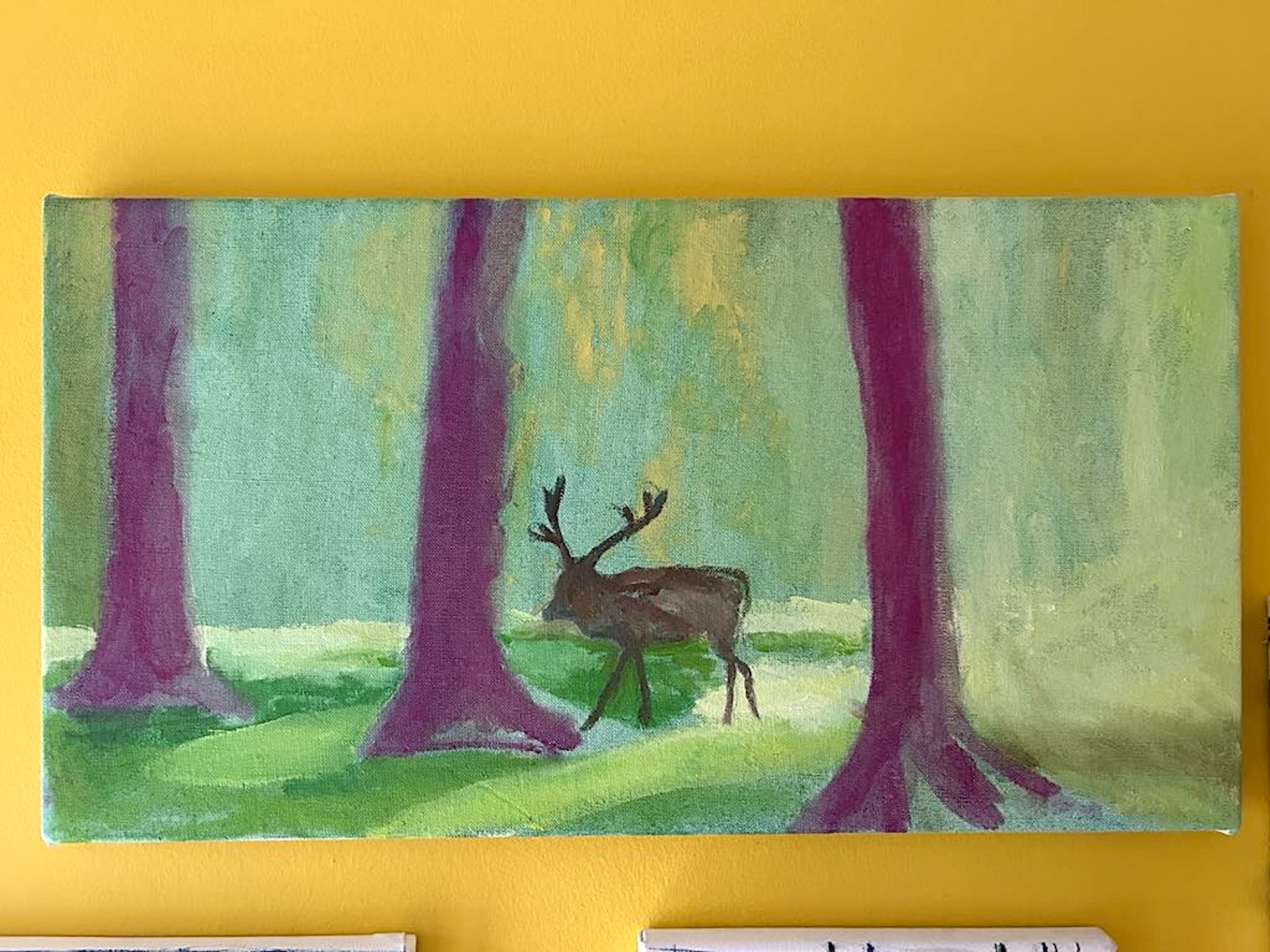 malerier, æstetiske, nordisk, landskab, eskspressionisme, Scandinavisk, botanik, stemninger, forår, natur, årstider, pastel, grønne, bomuldslærred, olie, atmosfære, smukke, samtidskunst, træer, dag, dyrehaven, dekorative, skov, vandret, moderne-kunst, naturlig, naturealistiske, udendørs, sceneri, sommer, sol, symbolsk, rolige, vilde, københavn, Køb original kunst og kunstplakater. Malerier, tegninger, limited edition kunsttryk & plakater af dygtige kunstnere.