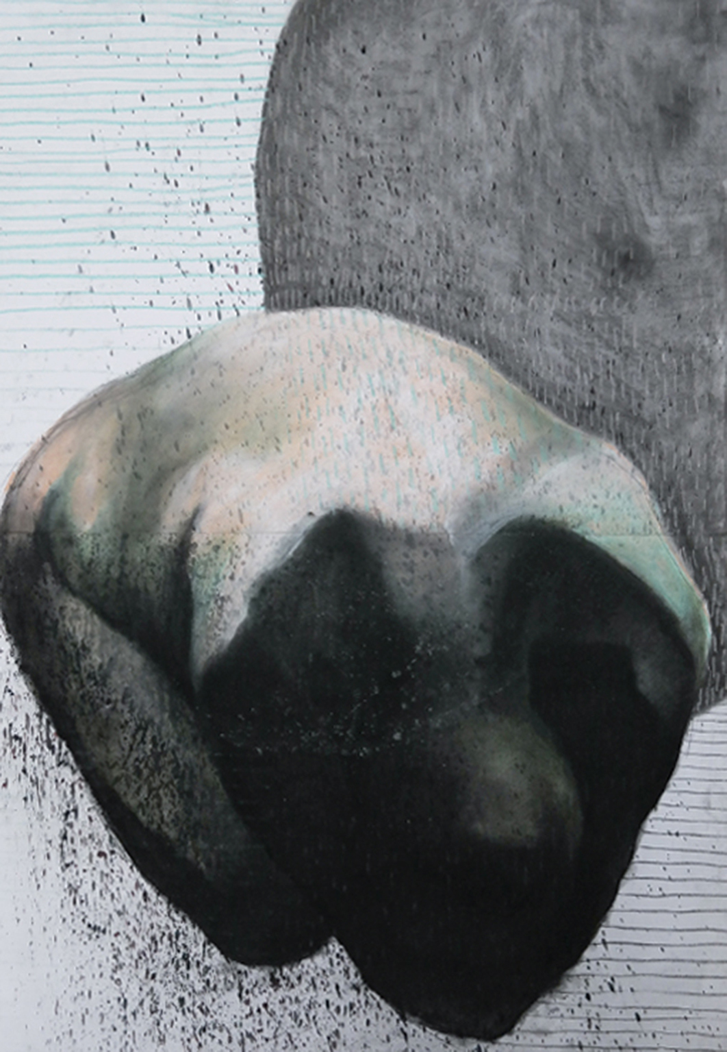 Pray II | Tegninger | Zuzanna Sitarska | Beauton Art Gallery tegninger, abstrakte, æstetiske, figurative, portræt, seksualitet, sorte, grå, hvide, akryl, kul, papir, abstrakte-former, smukke, samtidskunst, dansk, dekorative, design, interiør, bolig-indretning, moderne, moderne-kunst, nordisk, nøgen, flotte, skandinavisk, Køb original kunst og kunstplakater. Malerier, tegninger, limited edition kunsttryk & plakater af dygtige kunstnere.