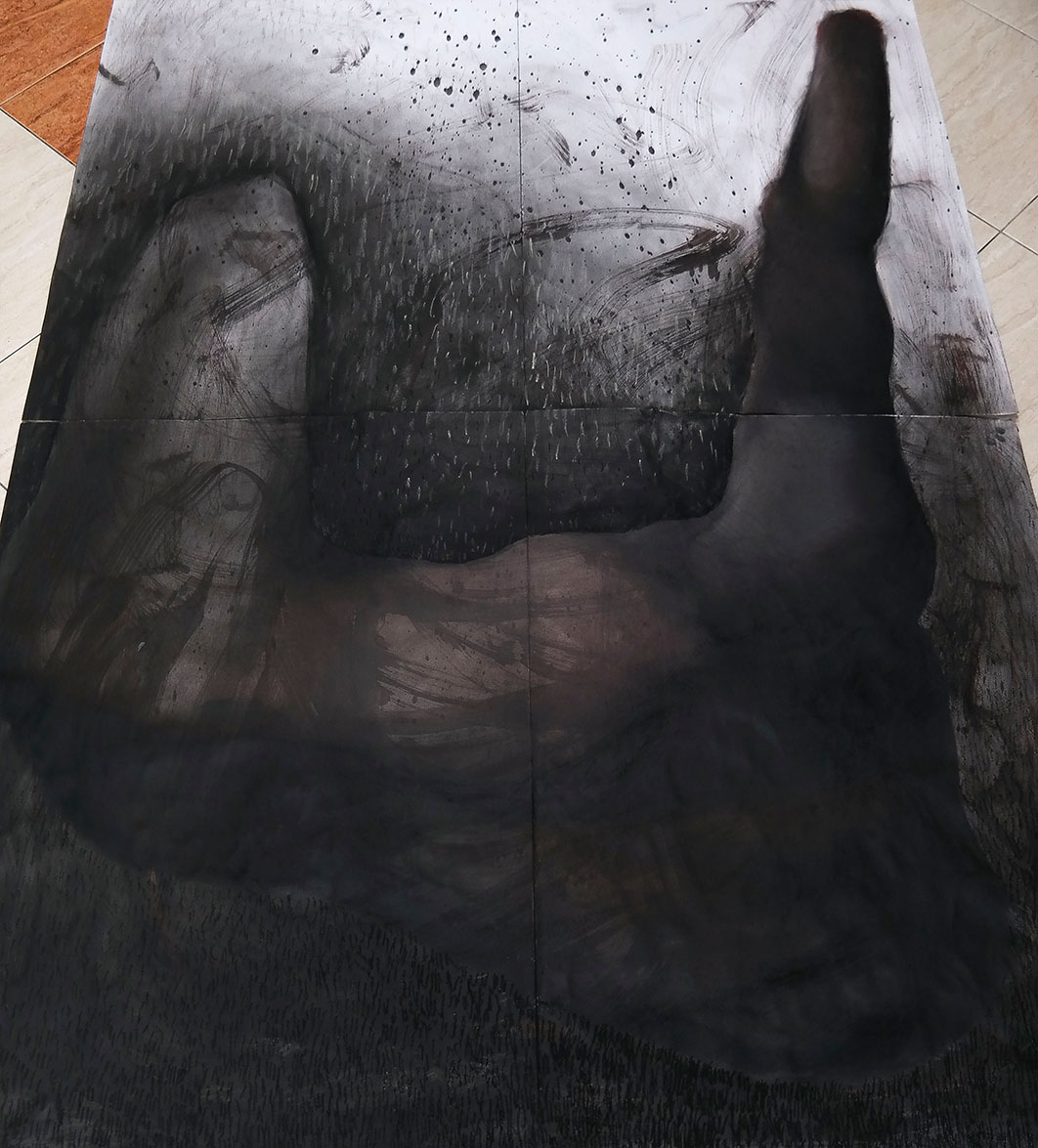 Ikarus 9 - 140cm x 200cm original illustration af kunstner Zuzanna Sitarska kunstgalleri. kunstværker. online kunst. kunstner. original kunst print og malerier af kunstneren Zuzanna Sitarska