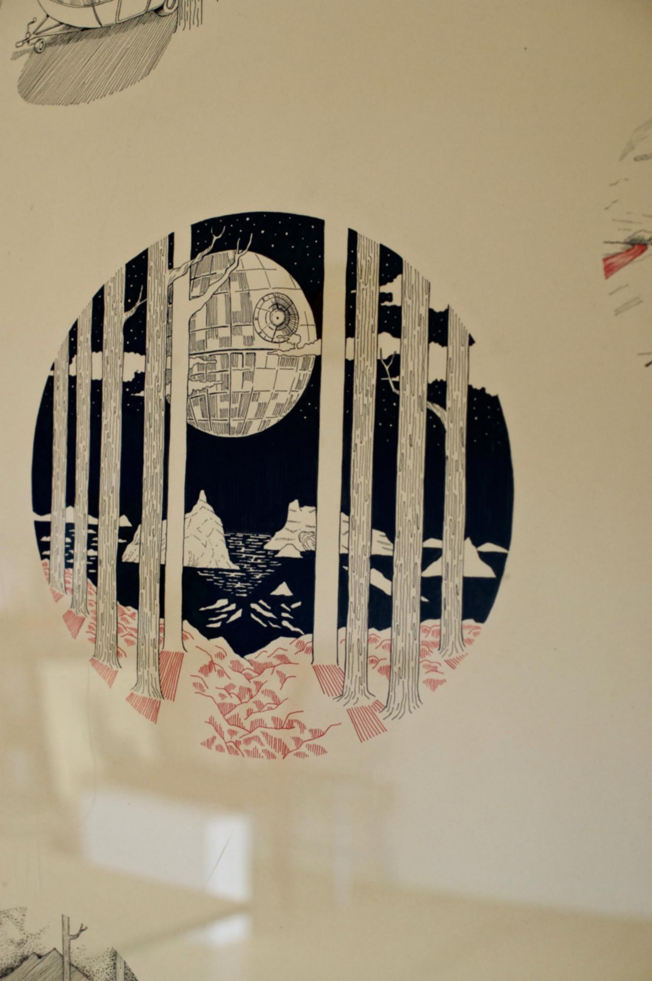 tegninger, figurative, grafiske, illustrative, minimalistiske, botanik, natur, himmel, beige, sorte, røde, artliner, papir, samtidskunst, dansk, dekorative, design, interiør, bolig-indretning, moderne, moderne-kunst, nordisk, realisme, skandinavisk, levende, Køb original kunst og kunstplakater. Malerier, tegninger, limited edition kunsttryk & plakater af dygtige kunstnere.