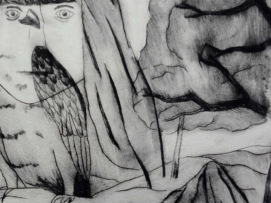 Etching Morph | Kunsttryk, Engraveringer | Emilie Aastrup | Beauton Art Gallery kunsttryk, engraveringer, dyr, grafiske, landskab, surrealistiske, natur, sorte, grå, hvide, blæk, papir, dekorative, interiør, bolig-indretning, sceneri, vilde-dyr, Køb original kunst og kunstplakater. Malerier, tegninger, limited edition kunsttryk & plakater af dygtige kunstnere.