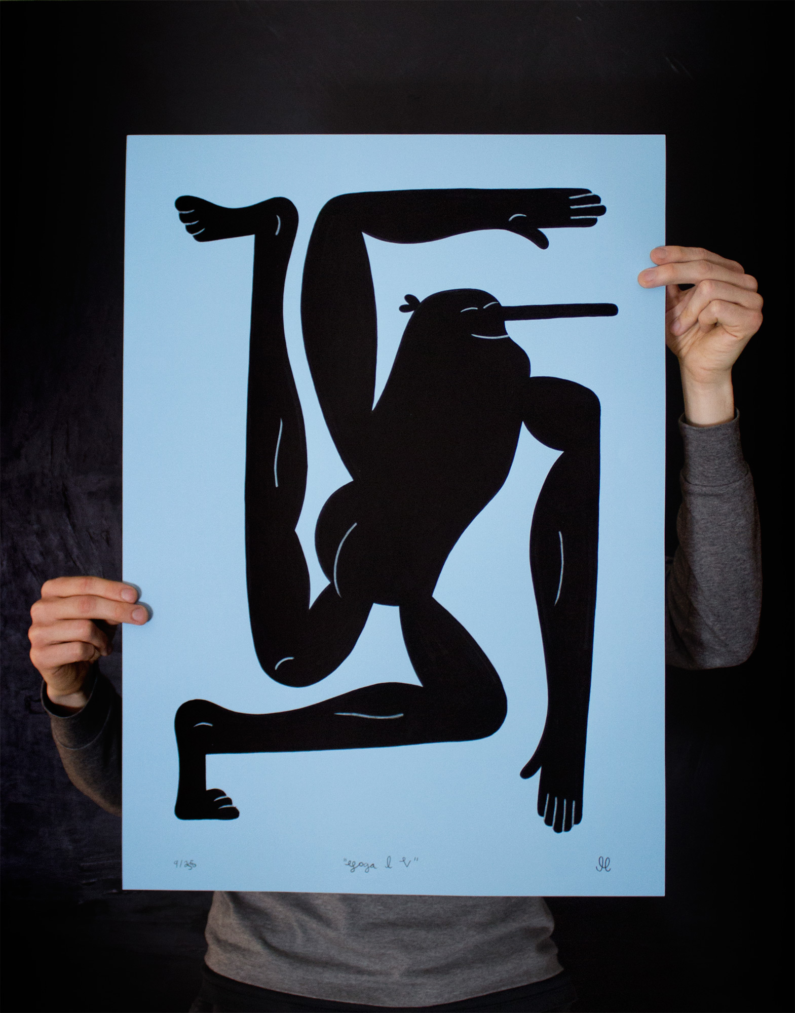 plakater-posters-kunsttryk, giclee-tryk, børnevenlige, figurative, illustrative, monokrome, pop, portræt, kroppe, humor, bevægelse, mennesker, sorte, blå, blæk, papir, abstrakte-former, sjove, sort-hvide, samtidskunst, københavn, dansk, dekorative, design, interiør, bolig-indretning, mænd, moderne, moderne-kunst, nordisk, plakater, tryk, skandinavisk, street-art, Køb original kunst og kunstplakater. Malerier, tegninger, limited edition kunsttryk & plakater af dygtige kunstnere.