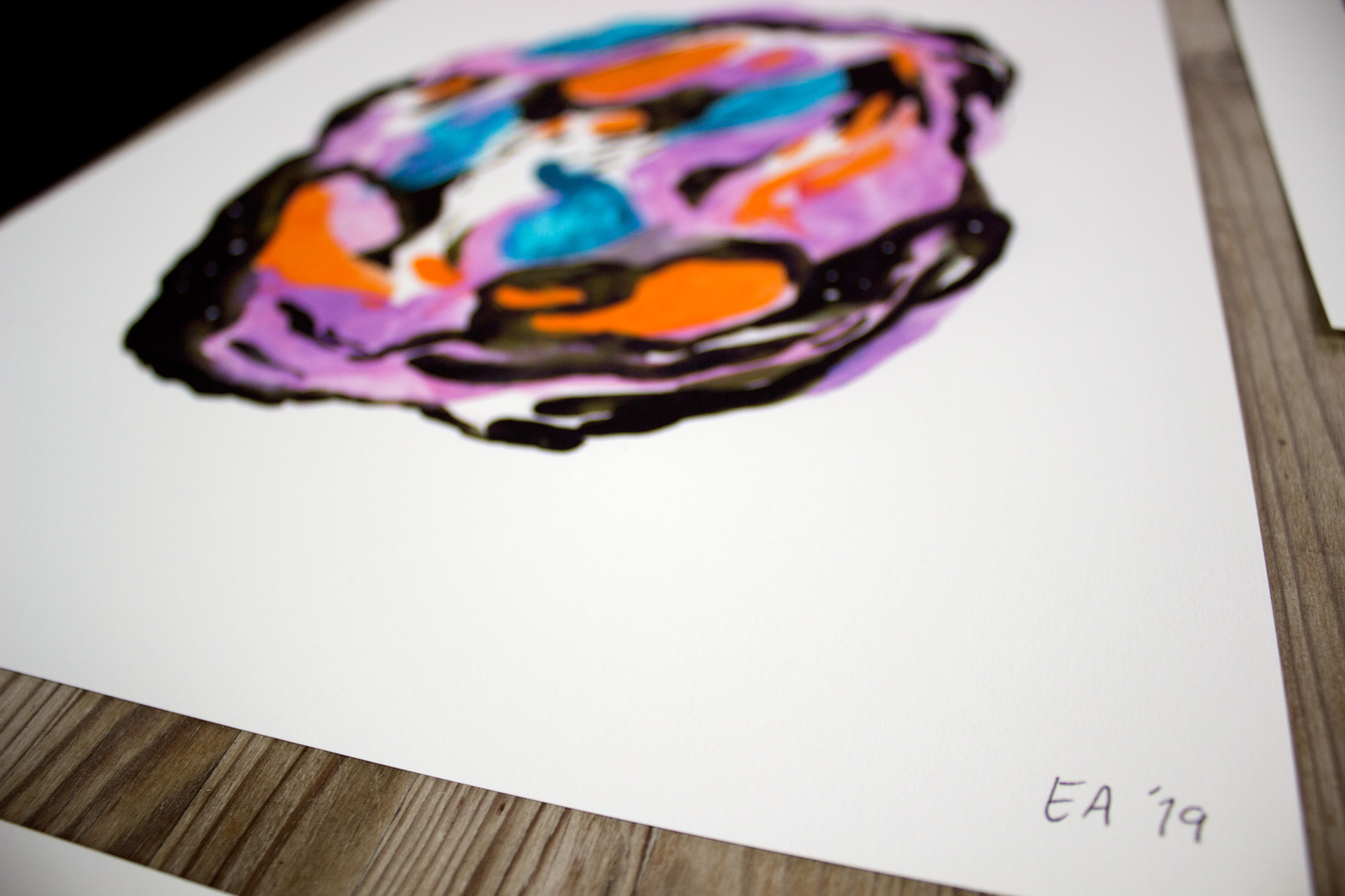 Abstrakt | Plakater-posters-kunsttryk, Giclee-tryk | Emilie Aastrup | Beauton Art Gallery plakater-posters-kunsttryk, giclee-tryk, abstrakte, farverige, grafiske, illustrative, botanik, bevægelse, mønstre, sorte, blå, orange, lillae, blæk, papir, abstrakte-former, smukke, samtidskunst, dansk, dekorative, design, interiør, bolig-indretning, moderne, moderne-kunst, nordisk, romantiske, skandinavisk, Køb original kunst og kunstplakater. Malerier, tegninger, limited edition kunsttryk & plakater af dygtige kunstnere.