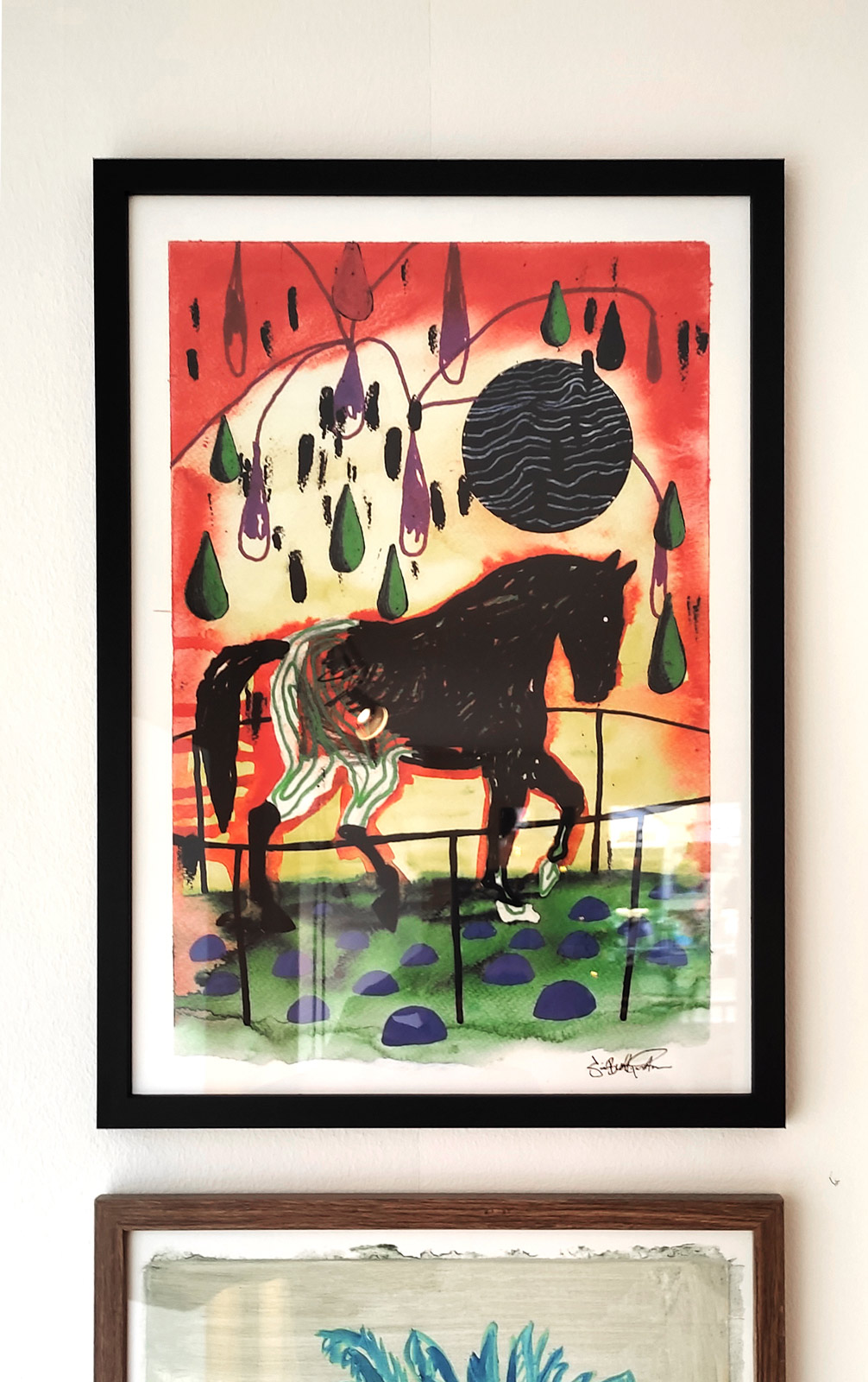 plakater-posters-kunsttryk, giclee-tryk, farverige, figurative, illustrative, dyreliv, botanik, natur, vilde-dyr, sorte, grønne, røde, gule, blæk, papir, samtidskunst, dansk, heste, interiør, bolig-indretning, moderne, moderne-kunst, nordisk, plakater, flotte, tryk, skandinavisk, Køb original kunst og kunstplakater. Malerier, tegninger, limited edition kunsttryk & plakater af dygtige kunstnere.