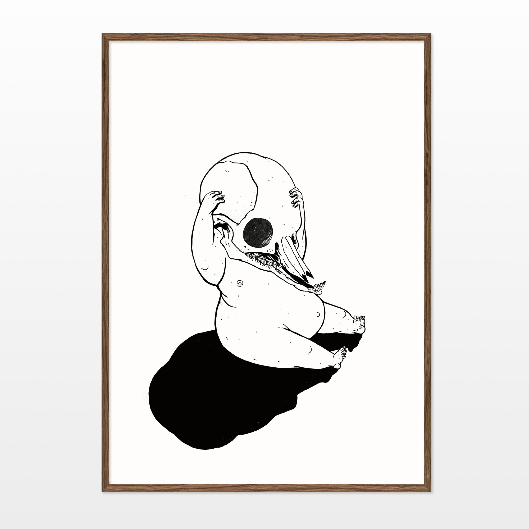 plakater-posters-kunsttryk, giclee-tryk, illustrative, monokrome, kroppe, tegneserier, børn, humor, mennesker, sorte, hvide, blæk, papir, sjove, sort-hvide, samtidskunst, dansk, dekorative, design, ansigter, moderne, moderne-kunst, nordisk, skandinavisk, skitse, Køb original kunst og kunstplakater. Malerier, tegninger, limited edition kunsttryk & plakater af dygtige kunstnere.