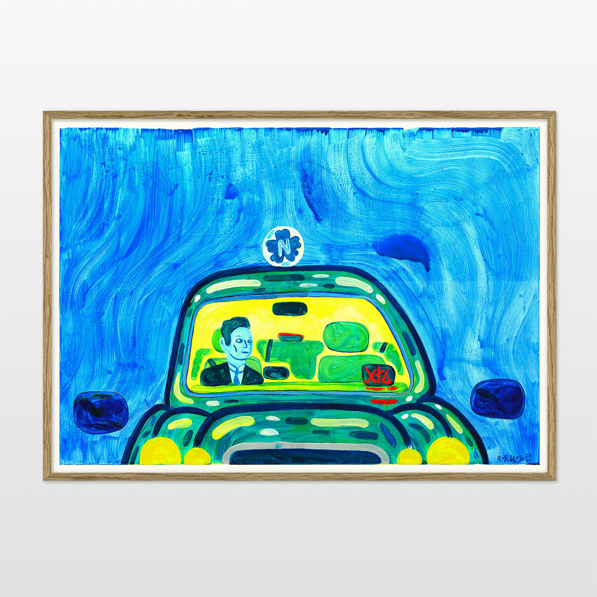 plakater-posters-kunsttryk, giclee-tryk, farverige, børnevenlige, figurative, grafiske, pop, kroppe, tegneserier, hverdagsliv, bevægelse, mennesker, transportmidler, blå, grønne, turkise, gule, blæk, papir, sjove, biler, samtidskunst, dansk, dekorative, design, interiør, bolig-indretning, moderne, moderne-kunst, nordisk, plakater, tryk, skandinavisk, Køb original kunst og kunstplakater. Malerier, tegninger, limited edition kunsttryk & plakater af dygtige kunstnere.