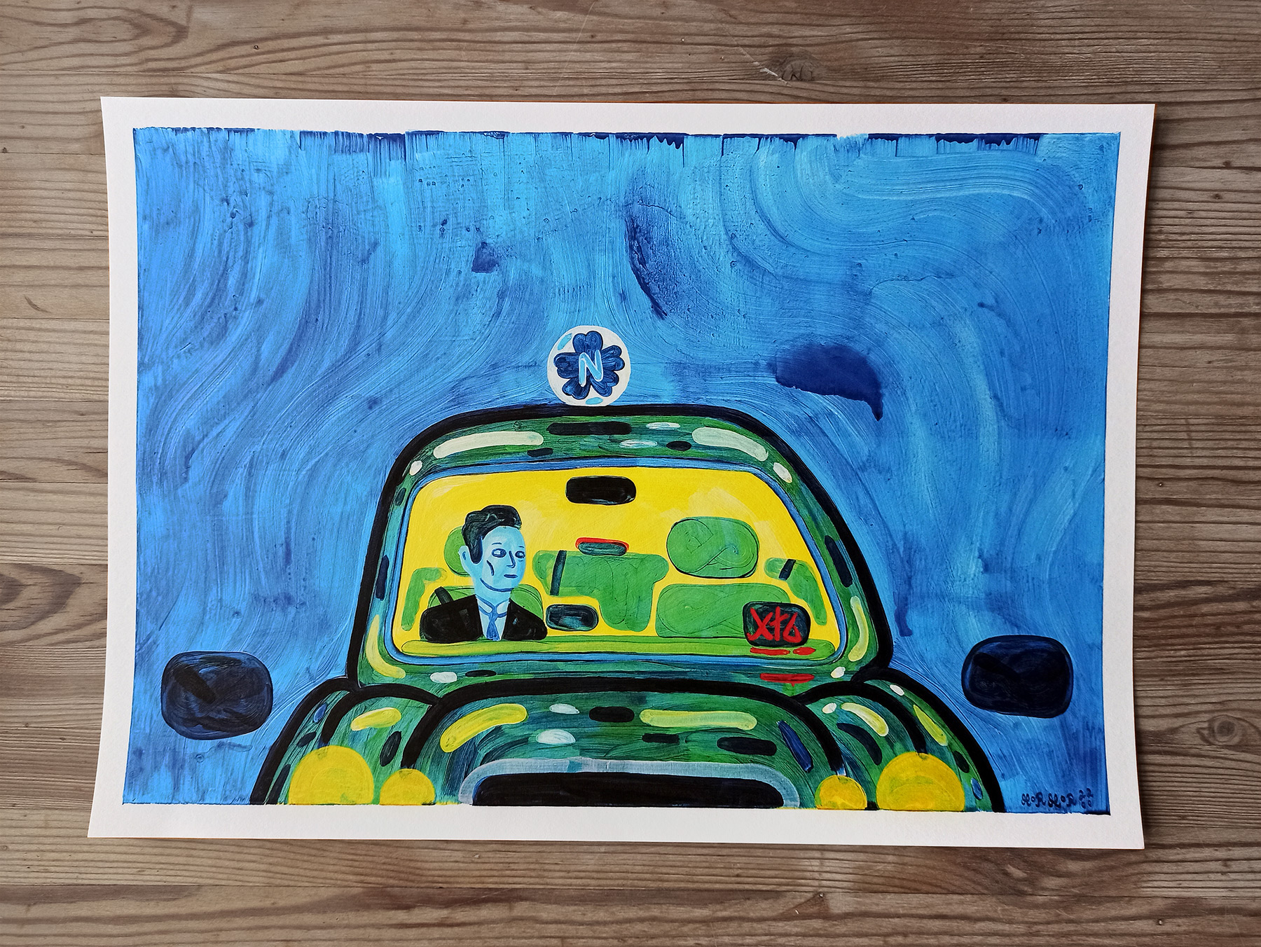 plakater-posters-kunsttryk, giclee-tryk, farverige, børnevenlige, figurative, grafiske, pop, kroppe, tegneserier, hverdagsliv, bevægelse, mennesker, transportmidler, blå, grønne, turkise, gule, blæk, papir, sjove, biler, samtidskunst, dansk, dekorative, design, interiør, bolig-indretning, moderne, moderne-kunst, nordisk, plakater, tryk, skandinavisk, Køb original kunst og kunstplakater. Malerier, tegninger, limited edition kunsttryk & plakater af dygtige kunstnere.