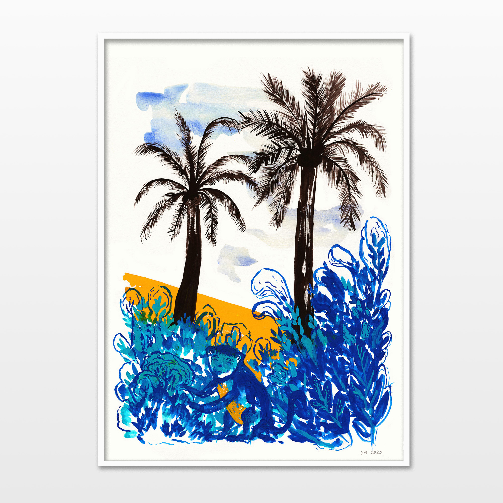 tegninger, akvarel-malerier, æstetiske, farverige, børnevenlige, figurative, illustrative, landskab, dyreliv, botanik, børn, natur, vilde-dyr, sorte, blå, orange, blæk, papir, akvarel, smukke, samtidskunst, dansk, dekorative, design, interiør, bolig-indretning, moderne, moderne-kunst, nordisk, planter, plakater, flotte, skandinavisk, Køb original kunst og kunstplakater. Malerier, tegninger, limited edition kunsttryk & plakater af dygtige kunstnere.