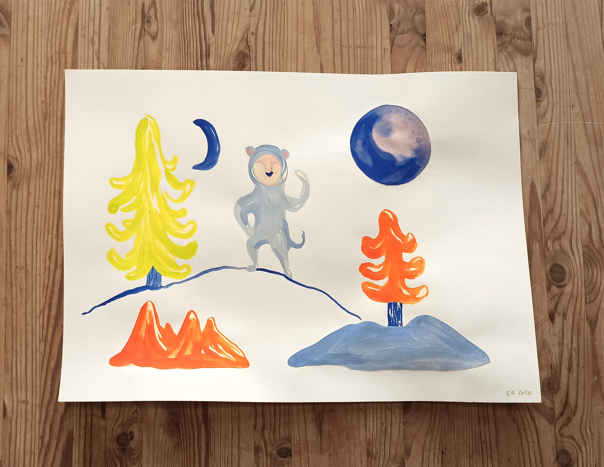 tegninger, gouache-malerier, akvarel-malerier, farverige, børnevenlige, figurative, grafiske, illustrative, pop, dyreliv, botanik, bevægelse, natur, vilde-dyr, blå, grønne, orange, gouache, blæk, papir, dansk, dekorative, design, interiør, bolig-indretning, moderne, moderne-kunst, nordisk, planter, plakater, flotte, skandinavisk, Køb original kunst og kunstplakater. Malerier, tegninger, limited edition kunsttryk & plakater af dygtige kunstnere.