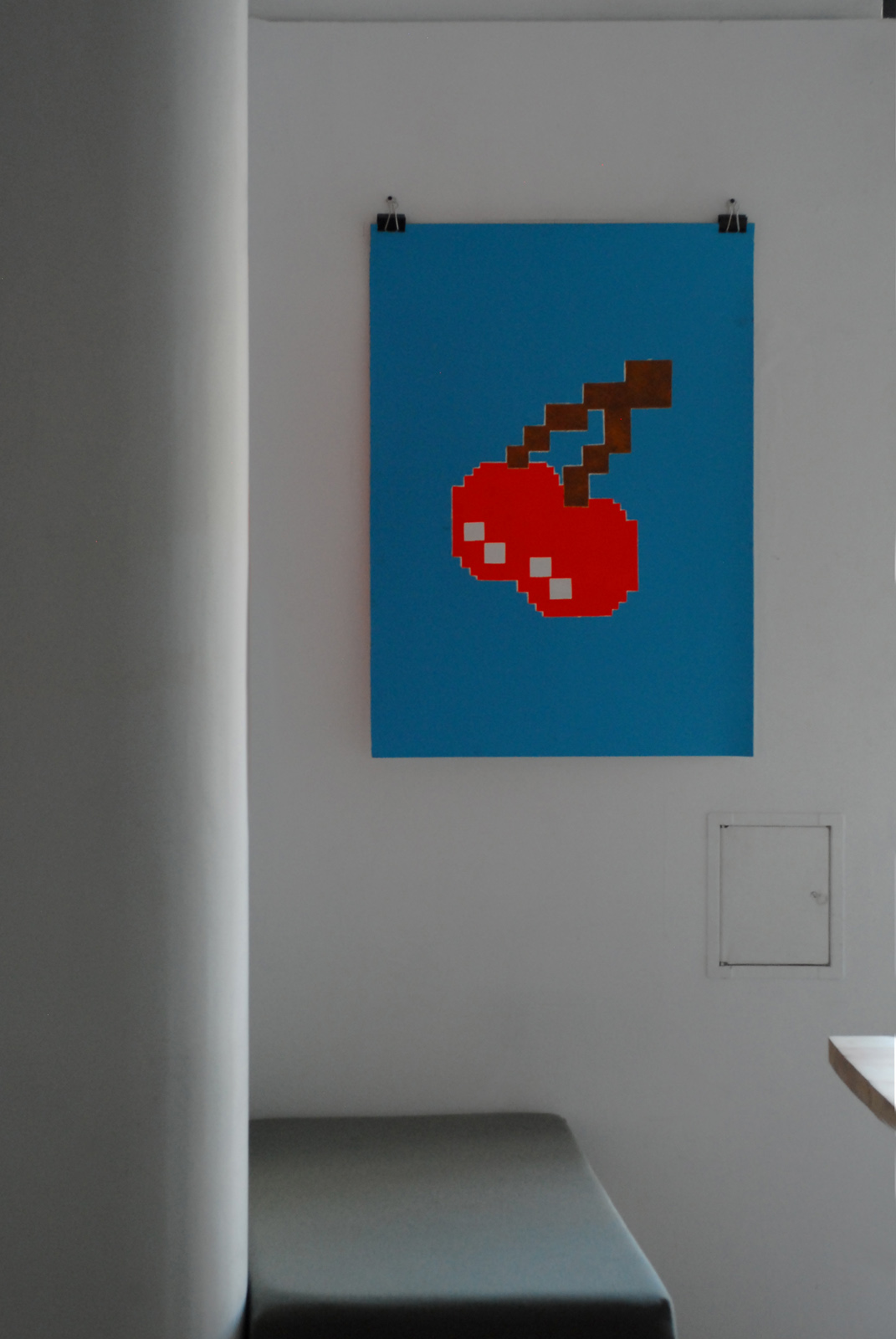 CHERRY linocut_interior