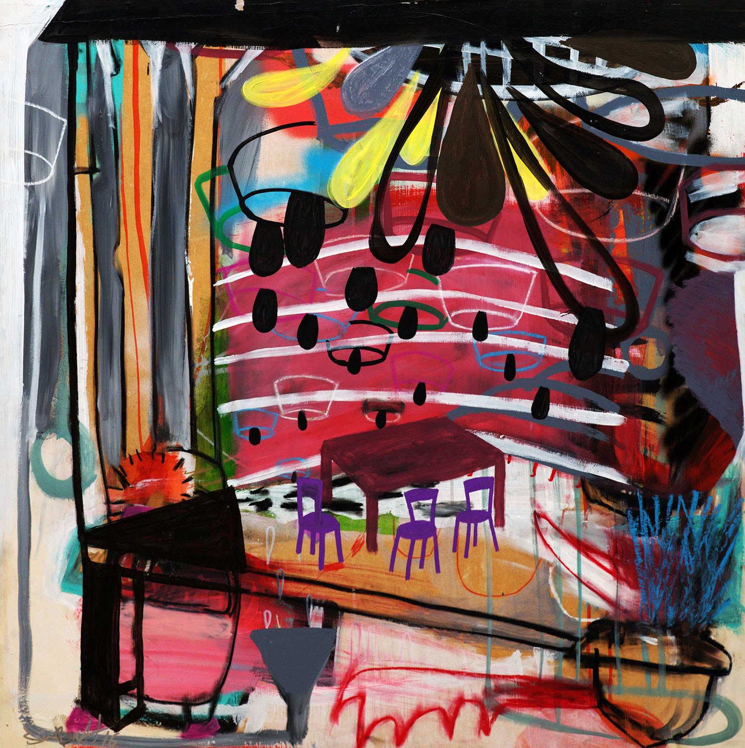 malerier, farverige, figurative, grafiske, pop, still-life, botanik, hverdagsliv, mønstre, sorte, brune, grå, røde, akryl, tusch, spraymaling, træ, abstrakte-former, arkitektoniske, blomster, interiør, bolig-indretning, pop-art, street-art, levende, Køb original kunst og kunstplakater. Malerier, tegninger, limited edition kunsttryk & plakater af dygtige kunstnere.