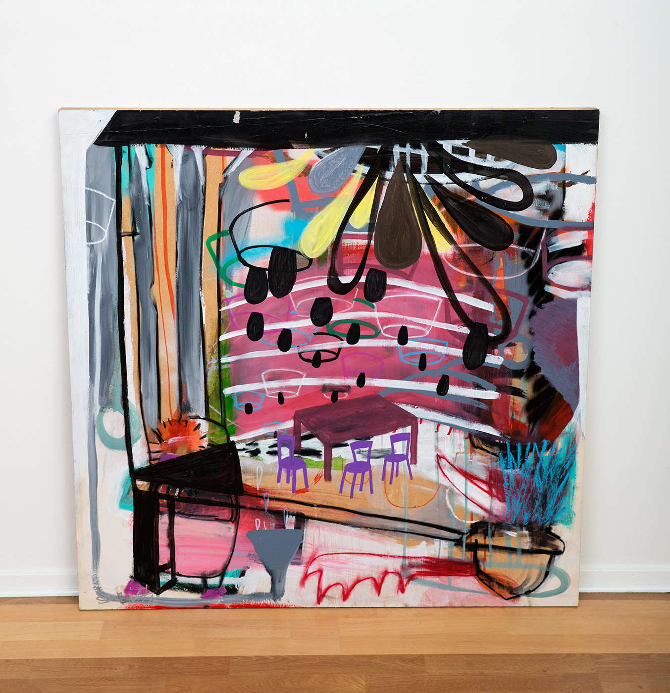 malerier, farverige, figurative, grafiske, pop, still-life, botanik, hverdagsliv, mønstre, sorte, brune, grå, røde, akryl, tusch, spraymaling, træ, abstrakte-former, arkitektoniske, blomster, interiør, bolig-indretning, pop-art, street-art, levende, Køb original kunst og kunstplakater. Malerier, tegninger, limited edition kunsttryk & plakater af dygtige kunstnere.