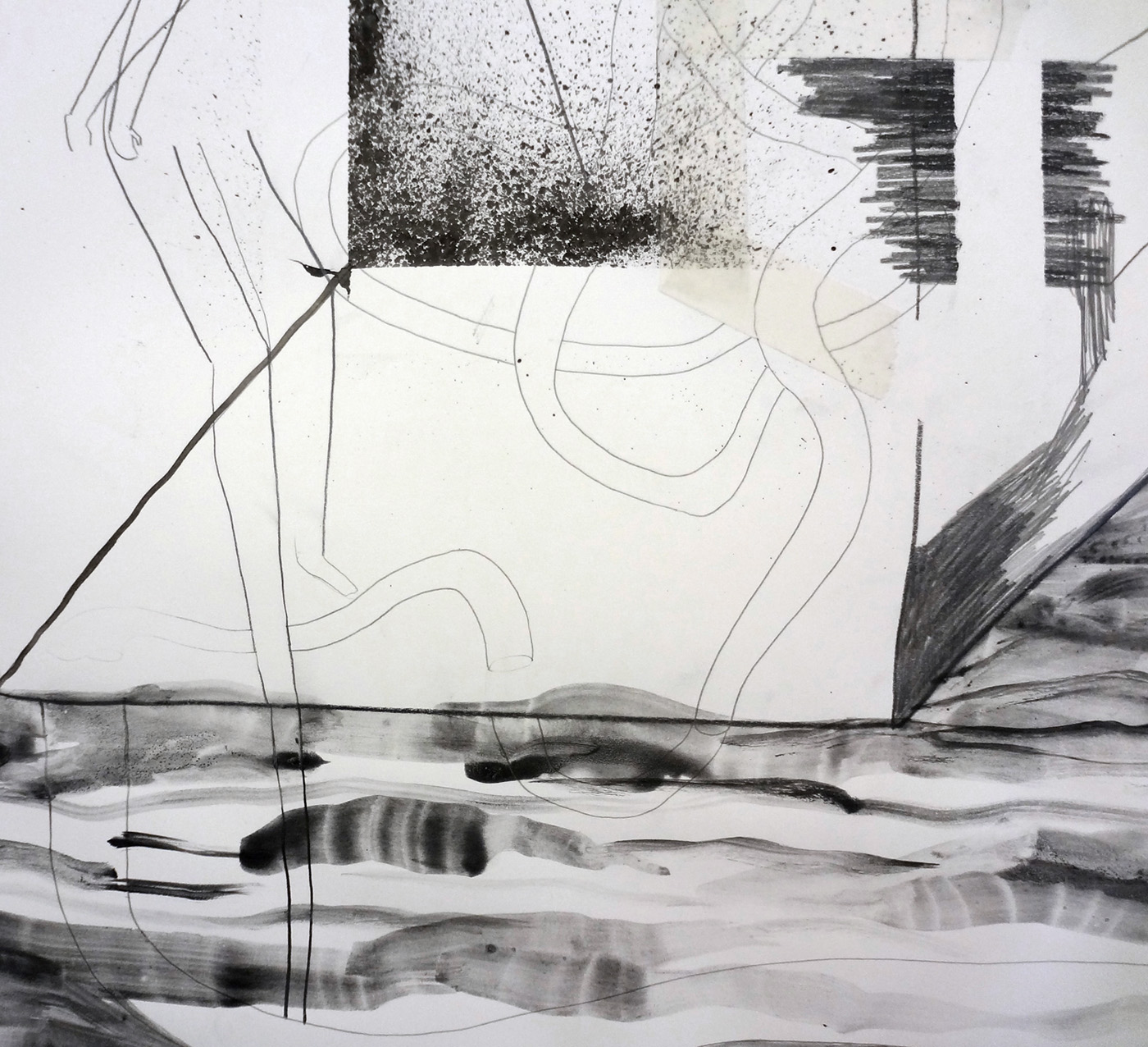 Transition | Tegninger | Emilie Aastrup | Beauton Art Gallery tegninger, æstetiske, illustrative, minimalistiske, monokrome, kroppe, mennesker, sorte, grå, hvide, papir, blyant, akvarel, abstrakte-former, dekorative, interiør, bolig-indretning, mænd, Køb original kunst og kunstplakater. Malerier, tegninger, limited edition kunsttryk & plakater af dygtige kunstnere.