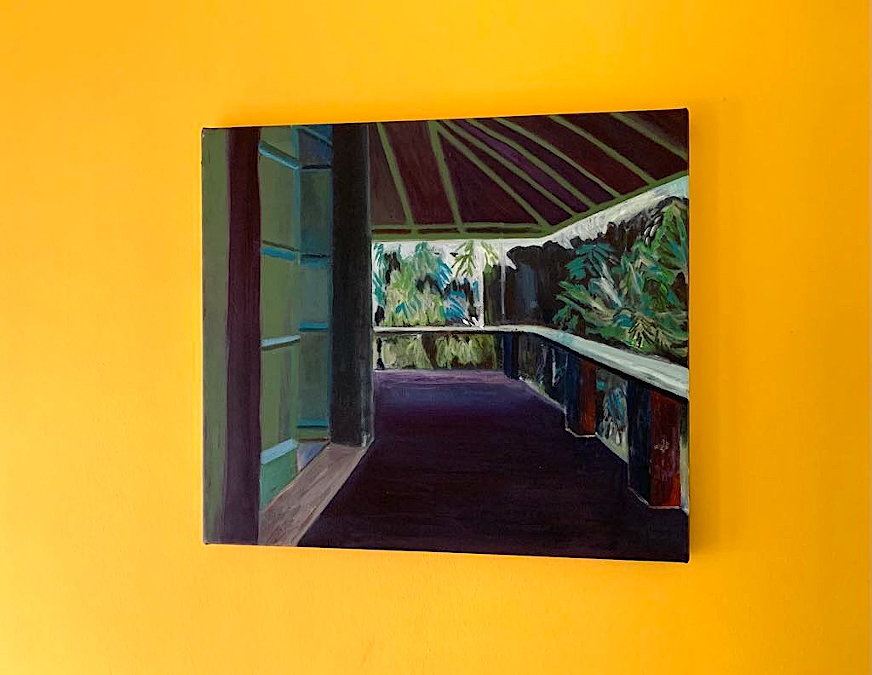 malerier, æstetiske, figurative, landskab, still-life, arkitektur, botanik, stemninger, natur, årstider, brune, grønne, turkise, violette,  bomuldslærred, arkitektoniske, atmosfære, smukke, samtidskunst, dag, dekorative, detaljerigt, fantasi, blomster, skov, have, huse, moderne-kunst, naturlig, planter, romantiske, sceneri, forår, sommer, rolige, træer, Køb original kunst og kunstplakater. Malerier, tegninger, limited edition kunsttryk & plakater af dygtige kunstnere.