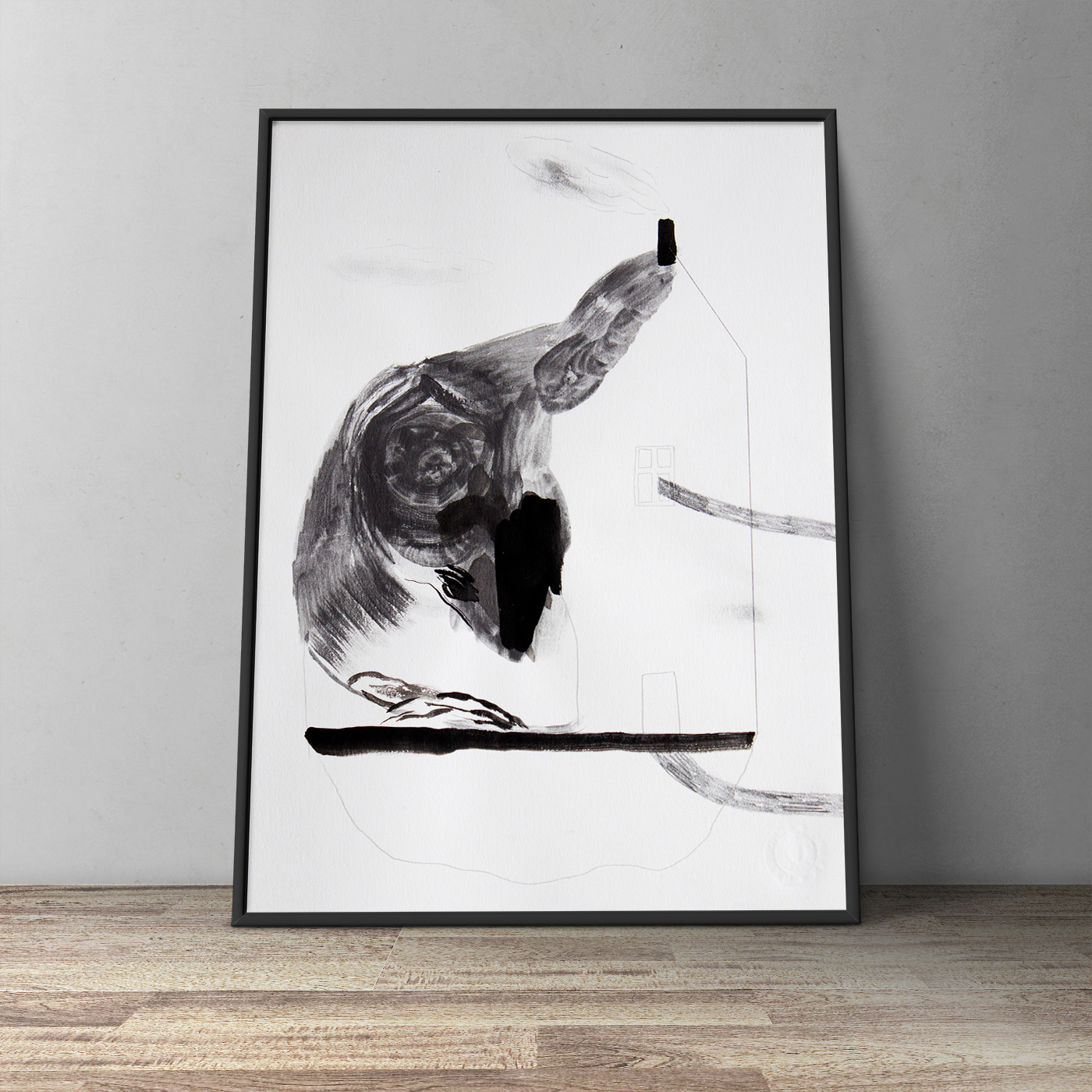 stærke og udtryksfulde kunst illustrationer og tegninger, dygtig dansk illustrator