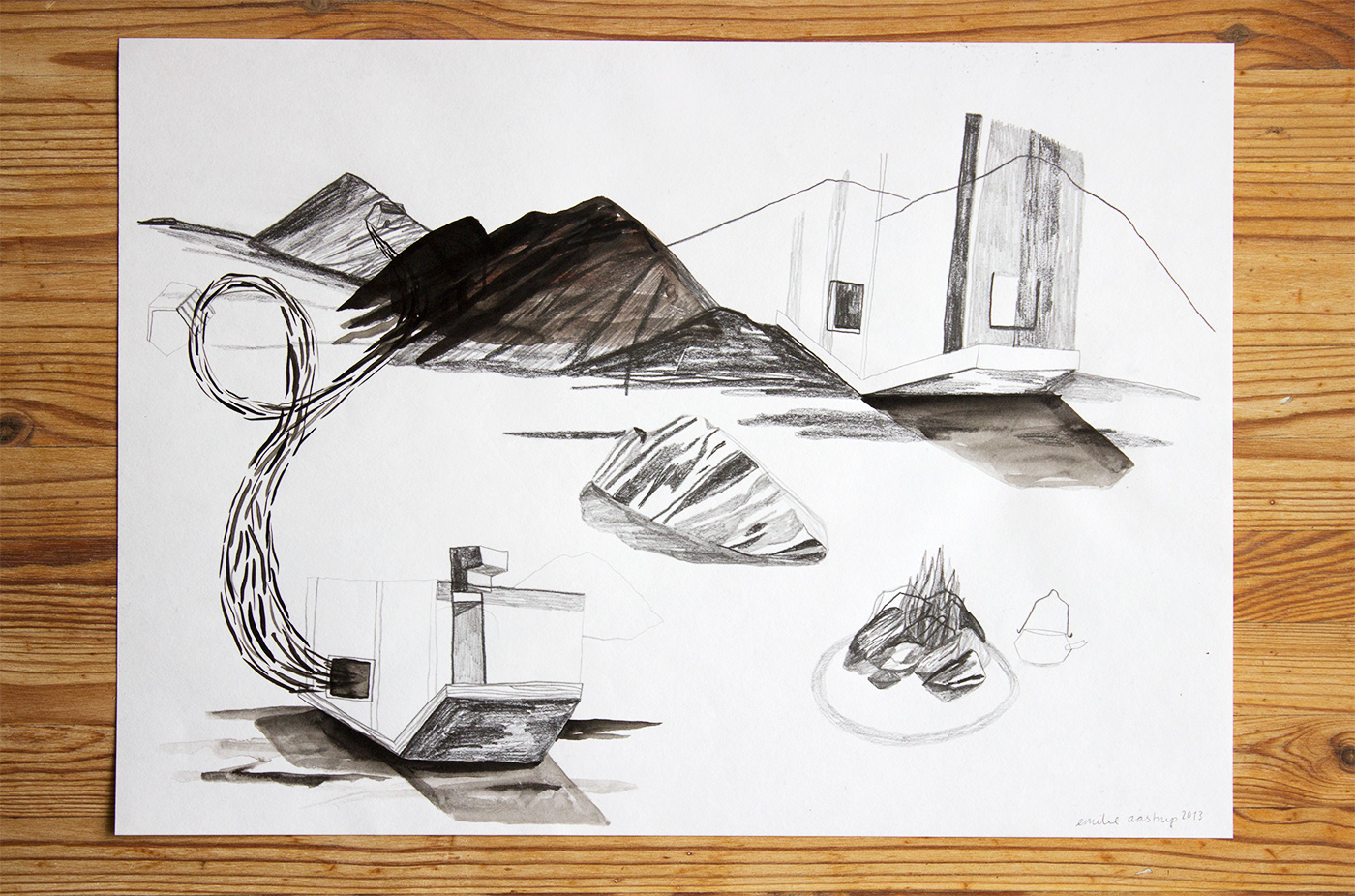 stærke og udtryksfulde kunst illustrationer og tegninger, dygtig dansk illustrator