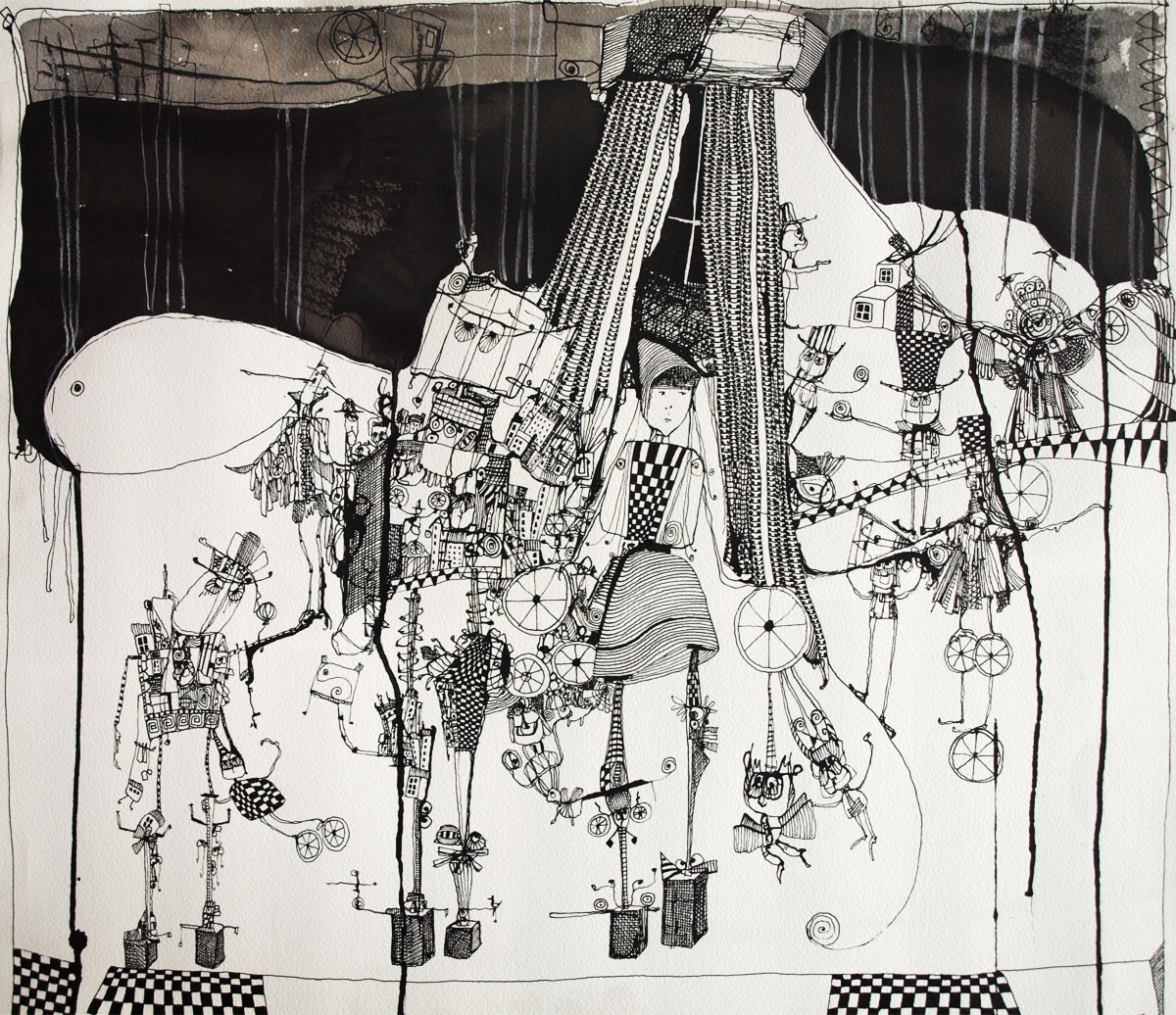 illustrationer. Udtryksfuldt moderne kunst. dyr. talentfulde kunstnere, online kunstgalleri.