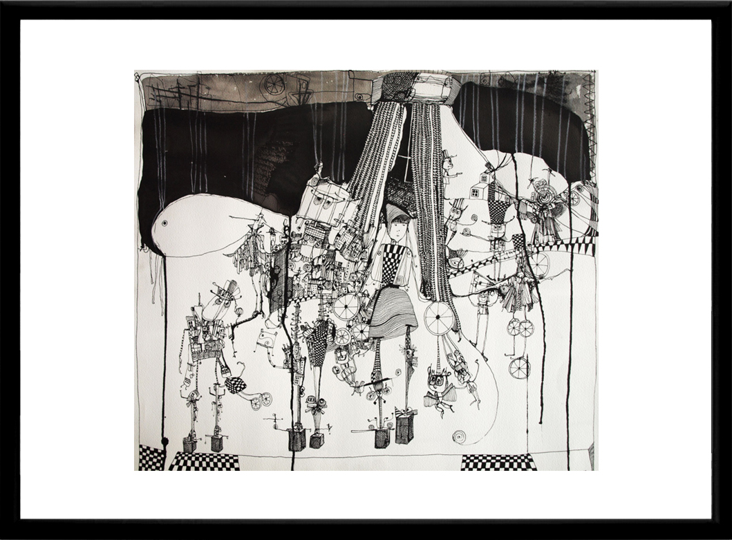 illustrationer. Udtryksfuldt moderne kunst. dyr. talentfulde kunstnere, online kunstgalleri.