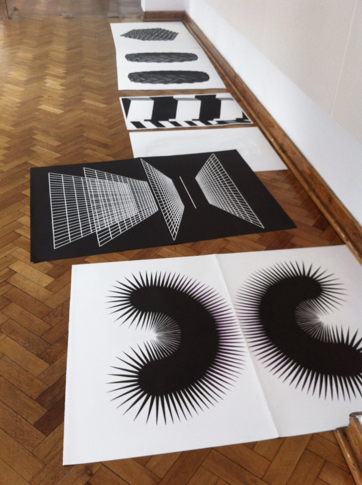 FIGURATIONS II linocut_display