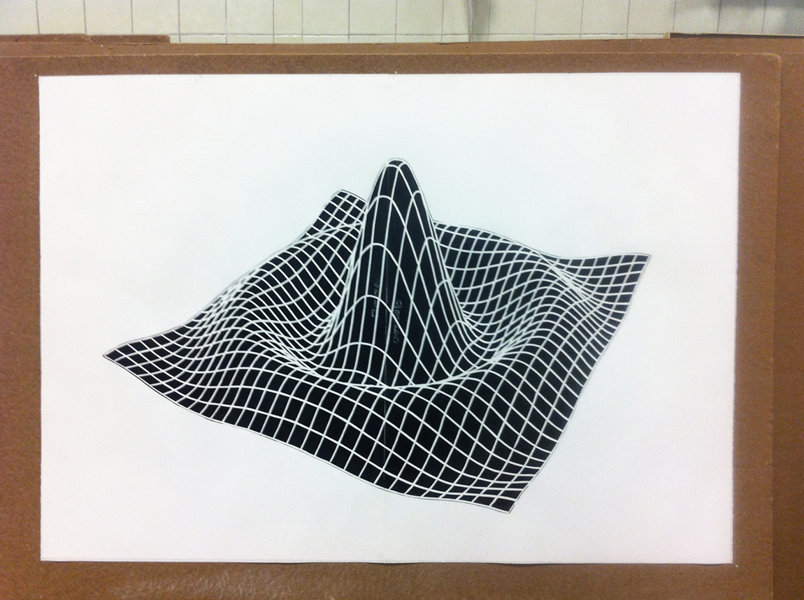 GAUSS linocut_printing process