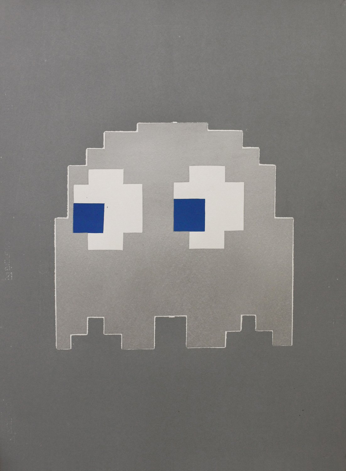 GHOST linocut_gray