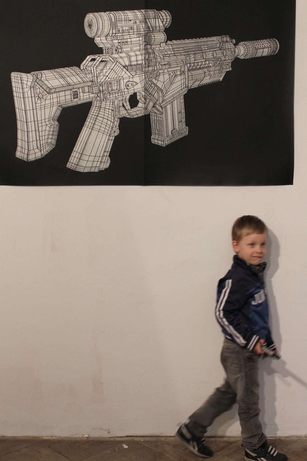 GUN linocut_exhibition