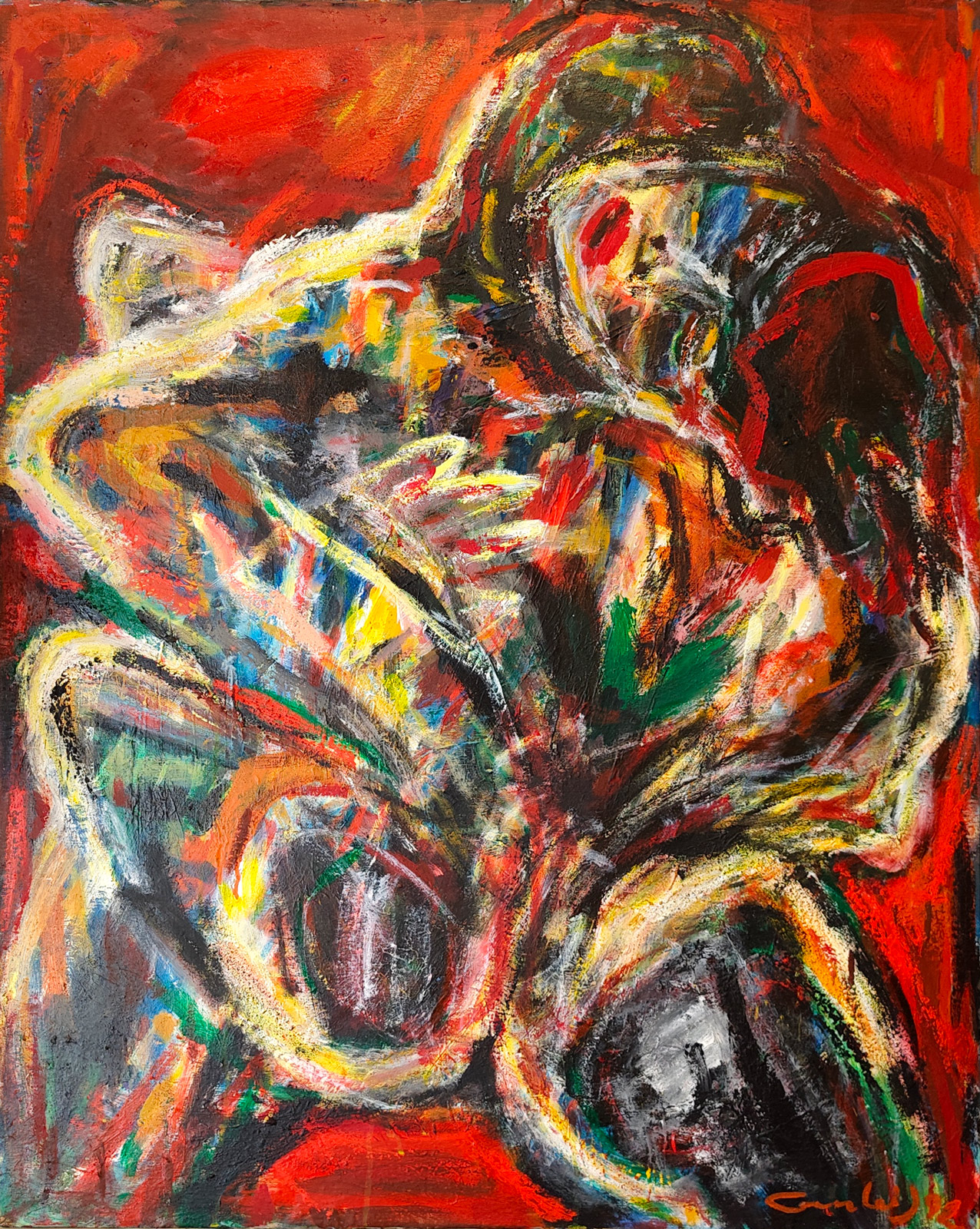 malerier, abstrakte, farverige, ekspressionistiske, figurative, kroppe, botanik, bevægelse, natur, mønstre, mennesker, sorte, røde, gule, hørlærred, olie, smukke, samtidskunst, dekorative, design, interiør, bolig-indretning, moderne, moderne-kunst, Køb original kunst og kunstplakater. Malerier, tegninger, limited edition kunsttryk & plakater af dygtige kunstnere.