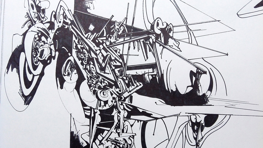 interessant kunst, grafiske tegninger, arkitektur, graffiti, street art, abstrakte illustrationer, abstrakt, dygtige kunstnere, det kongelige kunstakademi