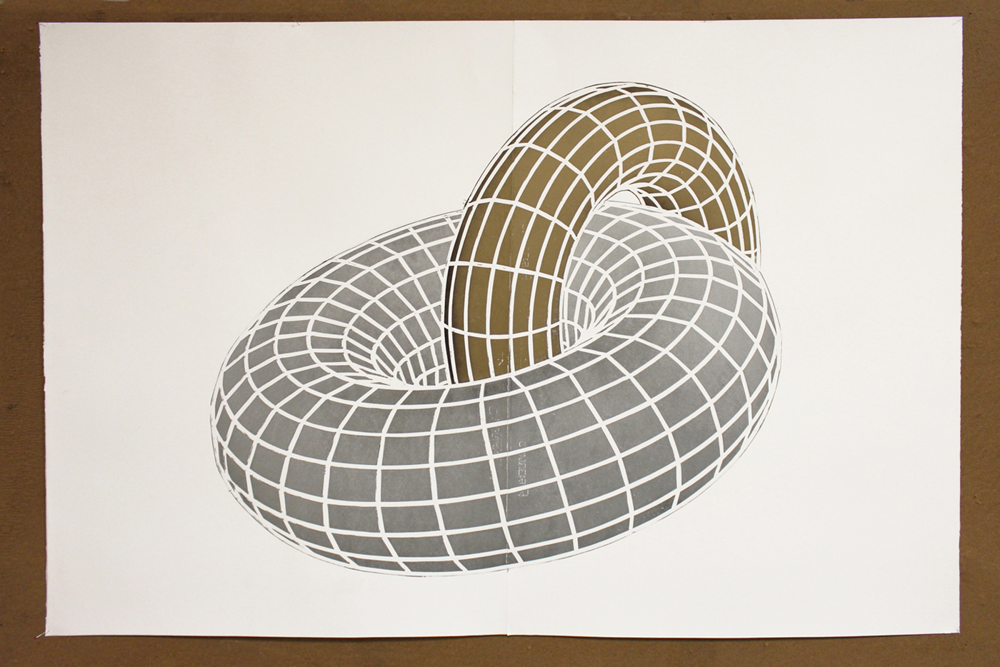KAMASUTRA TORUS linocut_printing process