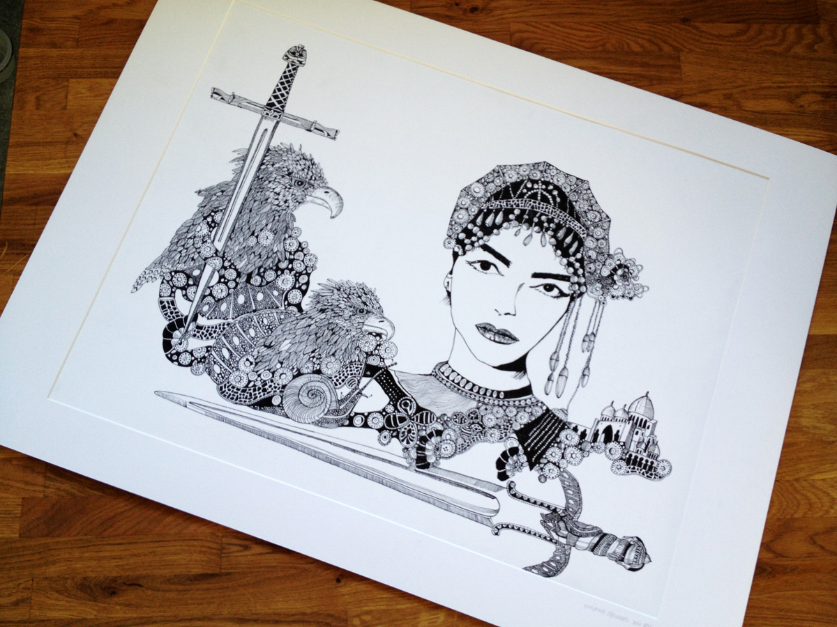 illustrationer. Udtryksfuldt moderne kunst. dyr. talentfulde kunstnere, online kunstgalleri.