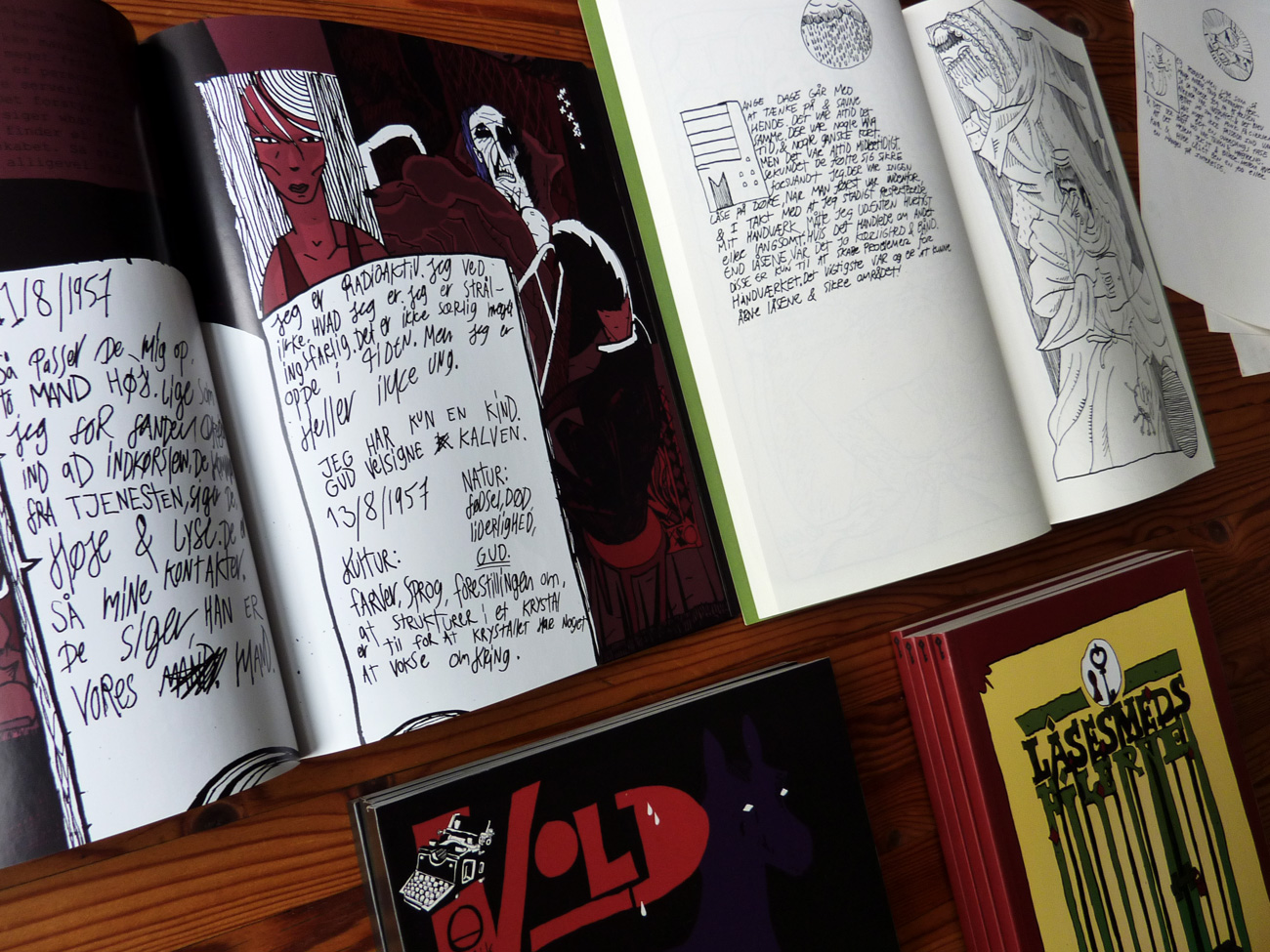 udsn stærke og udtryksfulde kunst illustrationer og tegninger, dygtig dansk illustrator, tegner, faverige t