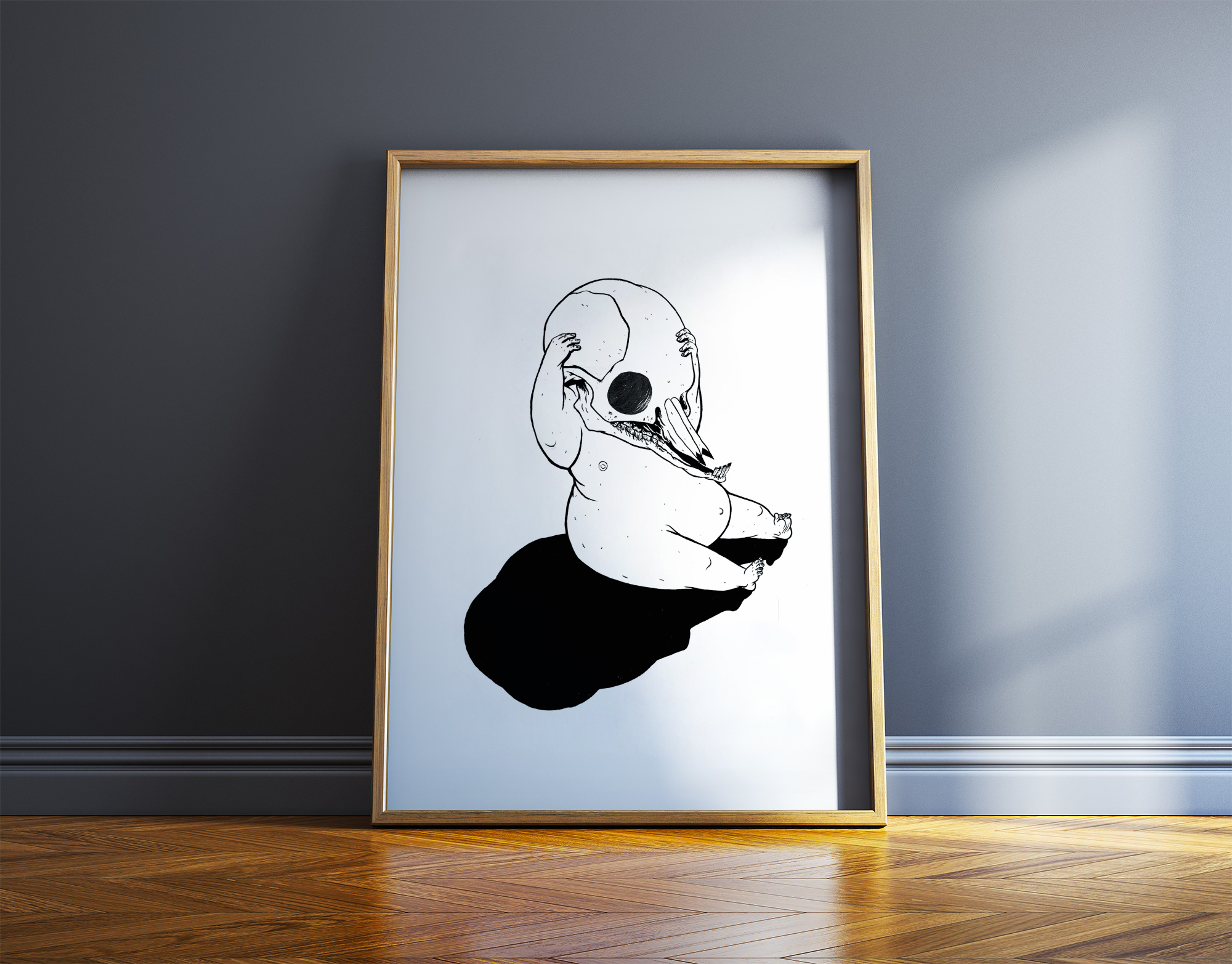 plakater-posters-kunsttryk, giclee-tryk, illustrative, monokrome, kroppe, tegneserier, børn, humor, mennesker, sorte, hvide, blæk, papir, sjove, sort-hvide, samtidskunst, dansk, dekorative, design, ansigter, moderne, moderne-kunst, nordisk, skandinavisk, skitse, Køb original kunst og kunstplakater. Malerier, tegninger, limited edition kunsttryk & plakater af dygtige kunstnere.