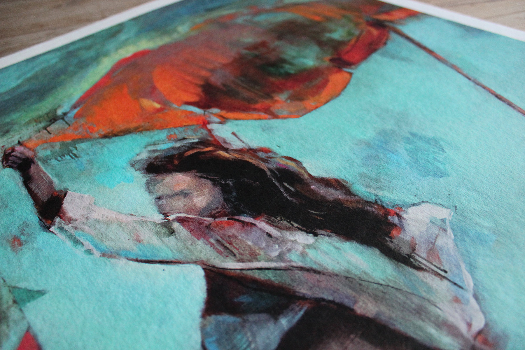 Lost in Celebration IX | Plakater-posters-kunsttryk, Giclee-tryk | Marck Fink | Limited edition gicleé kunstplakat af Marck FinkBegrænset oplag på 300. Signeret og nummeret af kunstnerenTrykt med high-grade pigmenteret blæk på 270 gr./m2 kunstpapirPasser til en standard 50x70 ramme. Ramme er ikke inkluderet. | Beauton Art Gallery plakater-posters-kunsttryk, giclee-tryk, æstetiske, farverige, figurative, grafiske, landskab, portræt, kroppe, natur, havet, mennesker, himmel, guld, grønne, orange, turkise, gule, blæk, strand, smukke, dansk, dekorative, design, kvindelig, interiør, bolig-indretning, moderne, moderne-kunst, nordisk, planter, plakater, flotte, skandinavisk, kvinder, Køb original kunst og kunstplakater. Malerier, tegninger, limited edition kunsttryk & plakater af dygtige kunstnere.