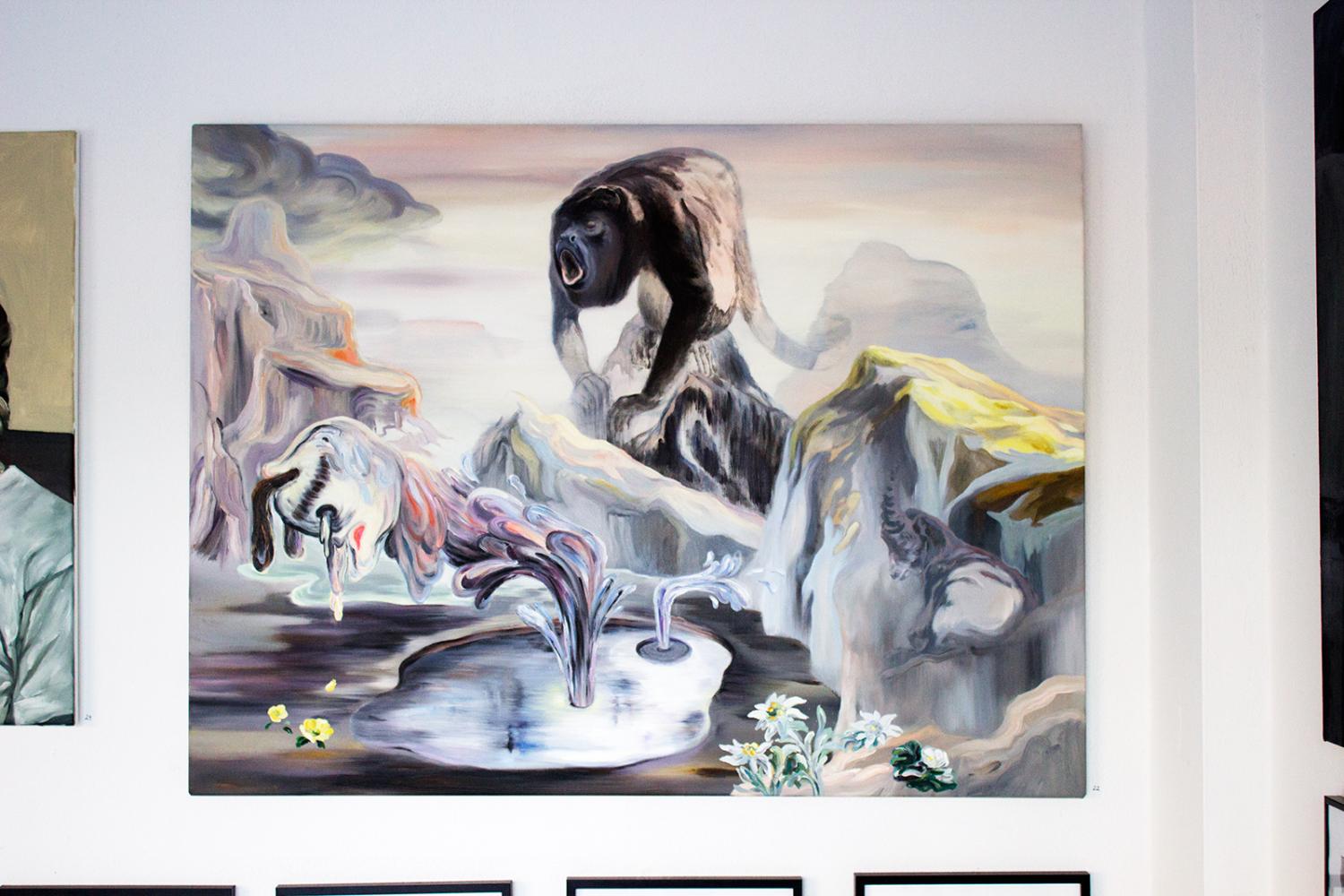 malerier, dyr, landskab, surrealistiske, botanik, natur, kæledyr, himmel, vilde-dyr, grå, røde, gule,  bomuldslærred, olie, atmosfære, smukke, detaljerigt, blomster, vandret, bjerge, flotte, sceneri, vilde-dyr, Køb original kunst af den højeste kvalitet. Malerier, tegninger, limited edition kunsttryk & plakater af dygtige kunstnere.