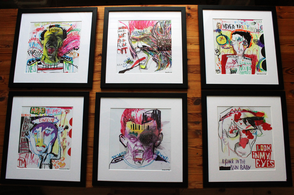 malerier illustrationer online galleri moderne kunst bolig indretning design grafik hjem gallerie