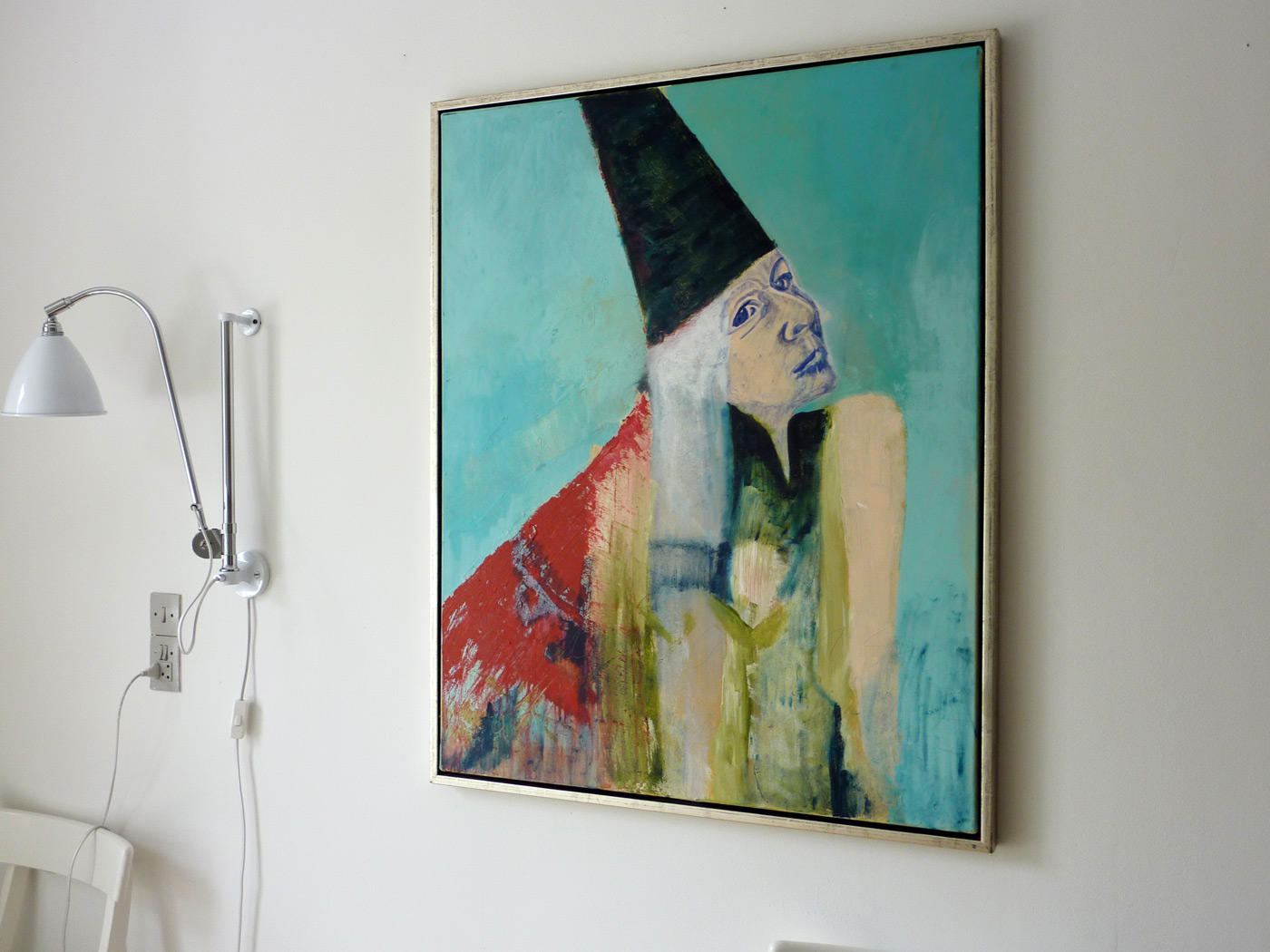 malerier, figurative, portræt, mennesker, røde, turkise, akryl,  bomuldslærred, samtidskunst, københavn, dansk, dekorative, design, ansigter, fantasi, interiør, bolig-indretning, moderne, moderne-kunst, nordisk, skandinavisk, kvinder, Køb original kunst og kunstplakater. Malerier, tegninger, limited edition kunsttryk & plakater af dygtige kunstnere.