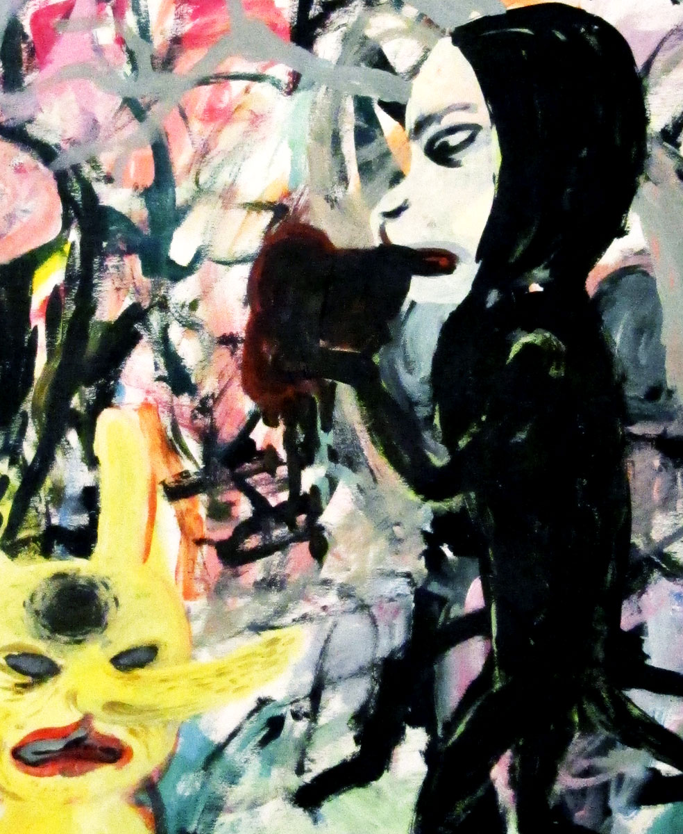 Kunst online gallerier, Store flotte abstrakte malerier med dyr, gaveide, gave, boligindretning, dygtige kunstnere