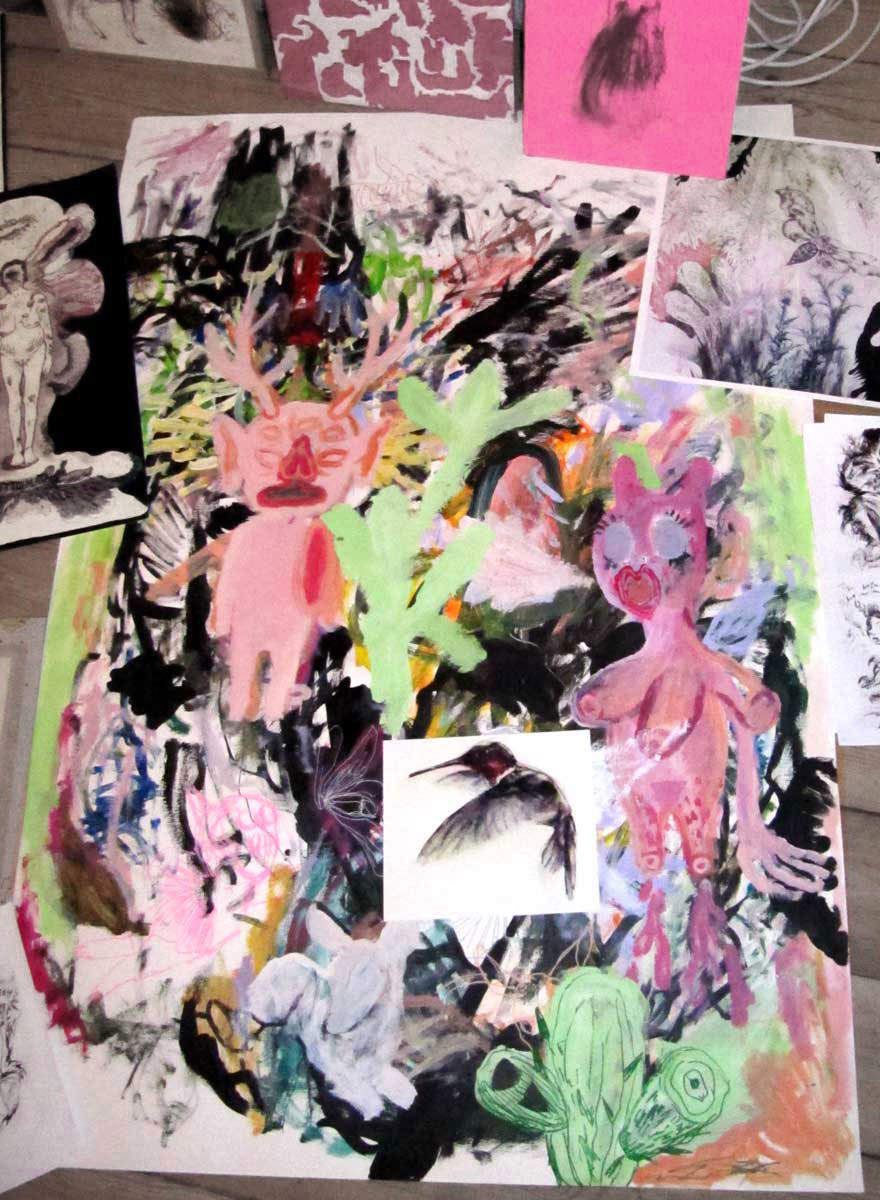 Kunst online gallerier, Store smukke abstrakte malerier med dyr, gave, gave, Indretningsbutik, talentfulde kunstnere