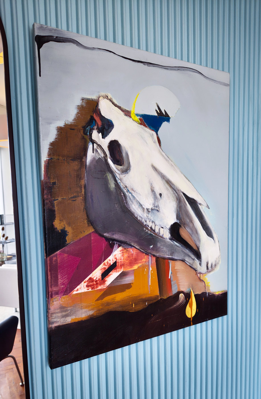 malerier, farverige, figurative, grafiske, pop, still-life, dyreliv, natur, vilde-dyr, blå, brune, hvide, akryl,  bomuldslærred, arkitektoniske, samtidskunst, københavn, dansk, dekorative, design, heste, interiør, bolig-indretning, moderne, moderne-kunst, nordisk, skandinavisk, Køb original kunst og kunstplakater. Malerier, tegninger, limited edition kunsttryk & plakater af dygtige kunstnere.
