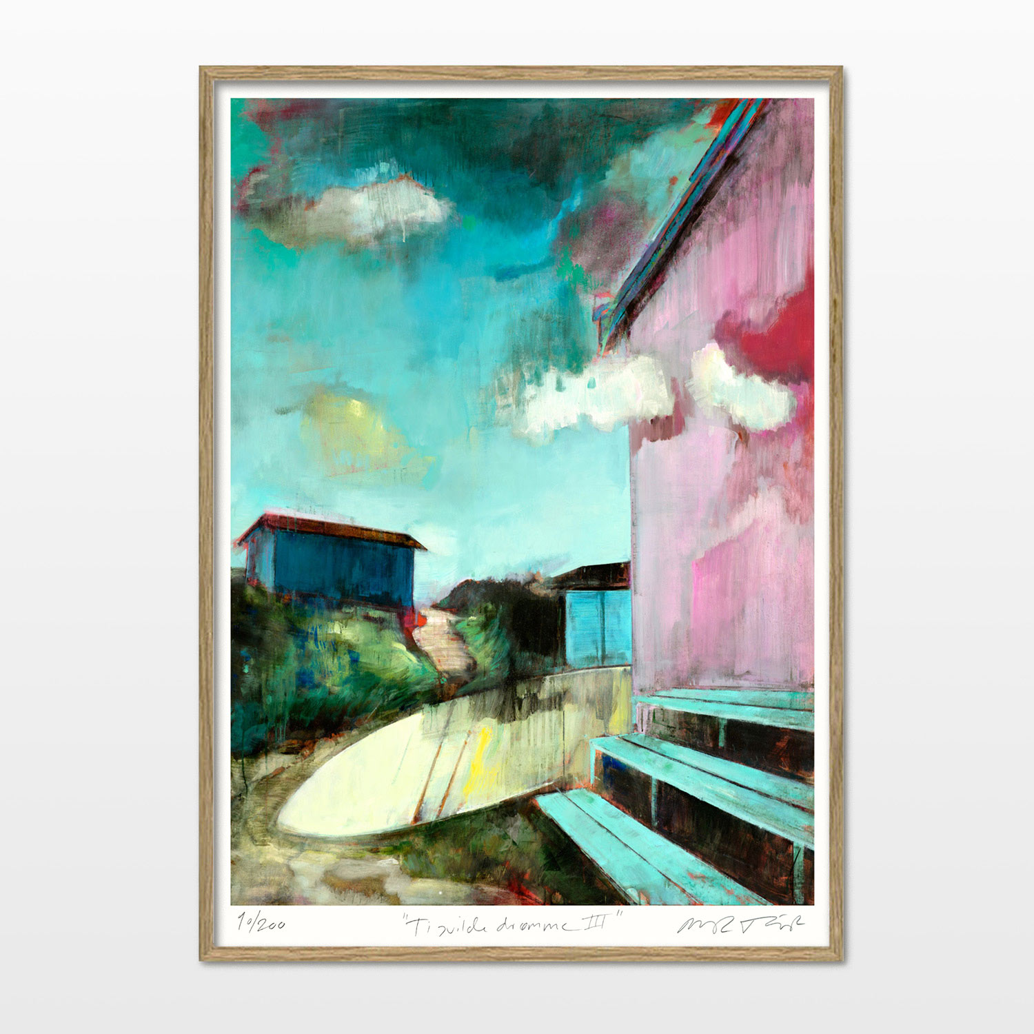 malerier, farverige, figurative, grafiske, landskab, pop, botanik, natur, havet, himmel, blå, pink, turkise, gule, blæk, papir, strand, samtidskunst, dansk, dekorative, design, interiør, bolig-indretning, moderne, moderne-kunst, nordisk, flotte, skandinavisk, sommer, sol, vand, Køb original kunst og kunstplakater. Malerier, tegninger, limited edition kunsttryk & plakater af dygtige kunstnere.