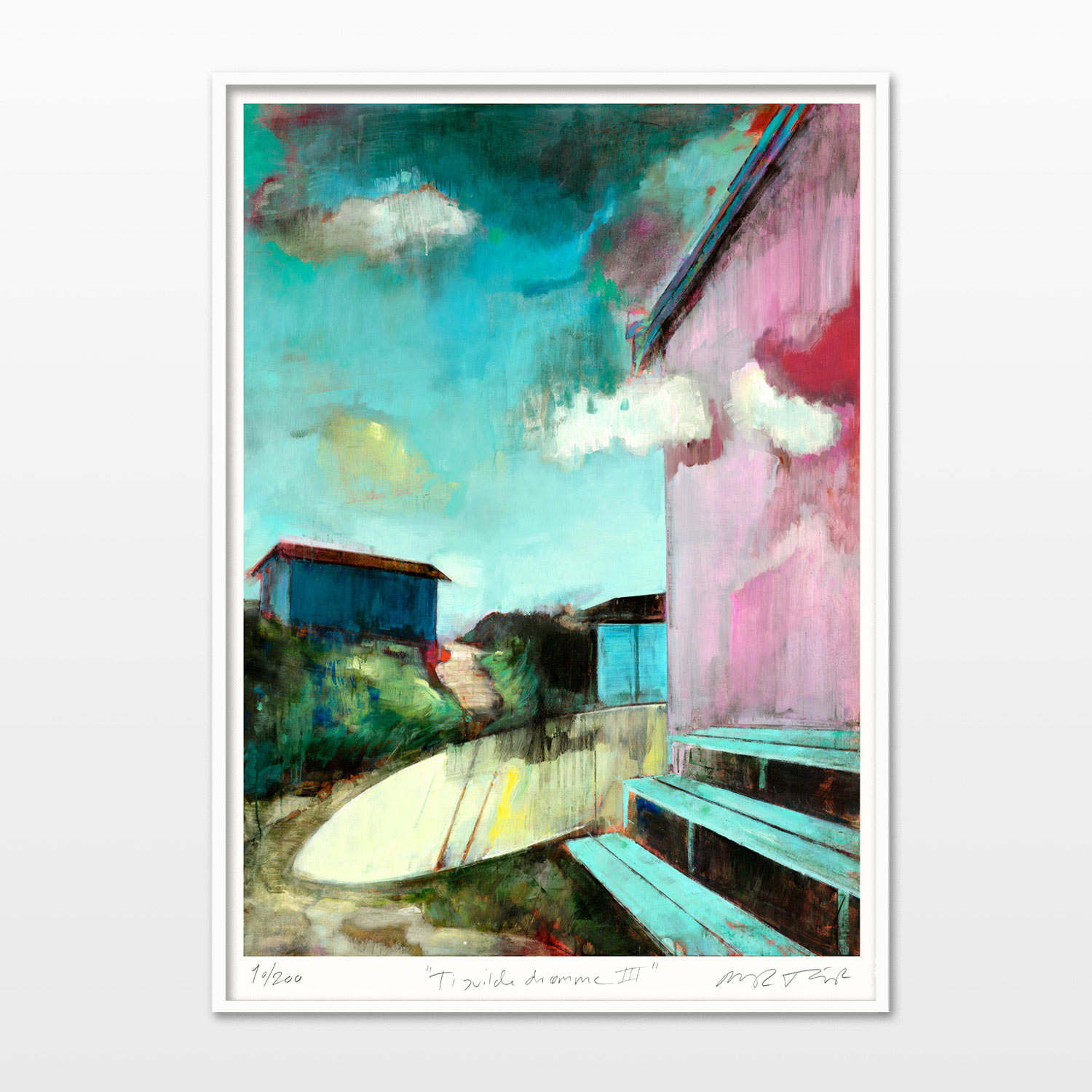 malerier, farverige, figurative, grafiske, landskab, pop, botanik, natur, havet, himmel, blå, pink, turkise, gule, blæk, papir, strand, samtidskunst, dansk, dekorative, design, interiør, bolig-indretning, moderne, moderne-kunst, nordisk, flotte, skandinavisk, sommer, sol, vand, Køb original kunst og kunstplakater. Malerier, tegninger, limited edition kunsttryk & plakater af dygtige kunstnere.
