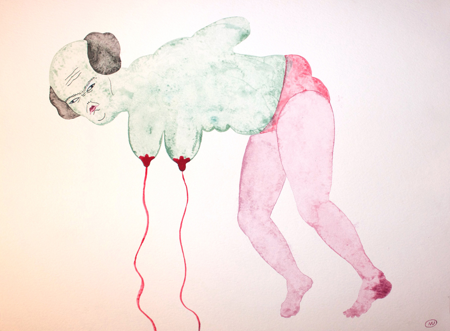 tegninger, gouache, akvareller, figurative, portræt, surrealistiske, kroppe, stemninger, seksualitet, grønne, pink, gouache, papir, samtidskunst, dekorative, erotiske, ekspressionisme, interiør, bolig-indretning, moderne, moderne-kunst, nøgen, seksuel, Køb original kunst og kunstplakater. Malerier, tegninger, limited edition kunsttryk & plakater af dygtige kunstnere.