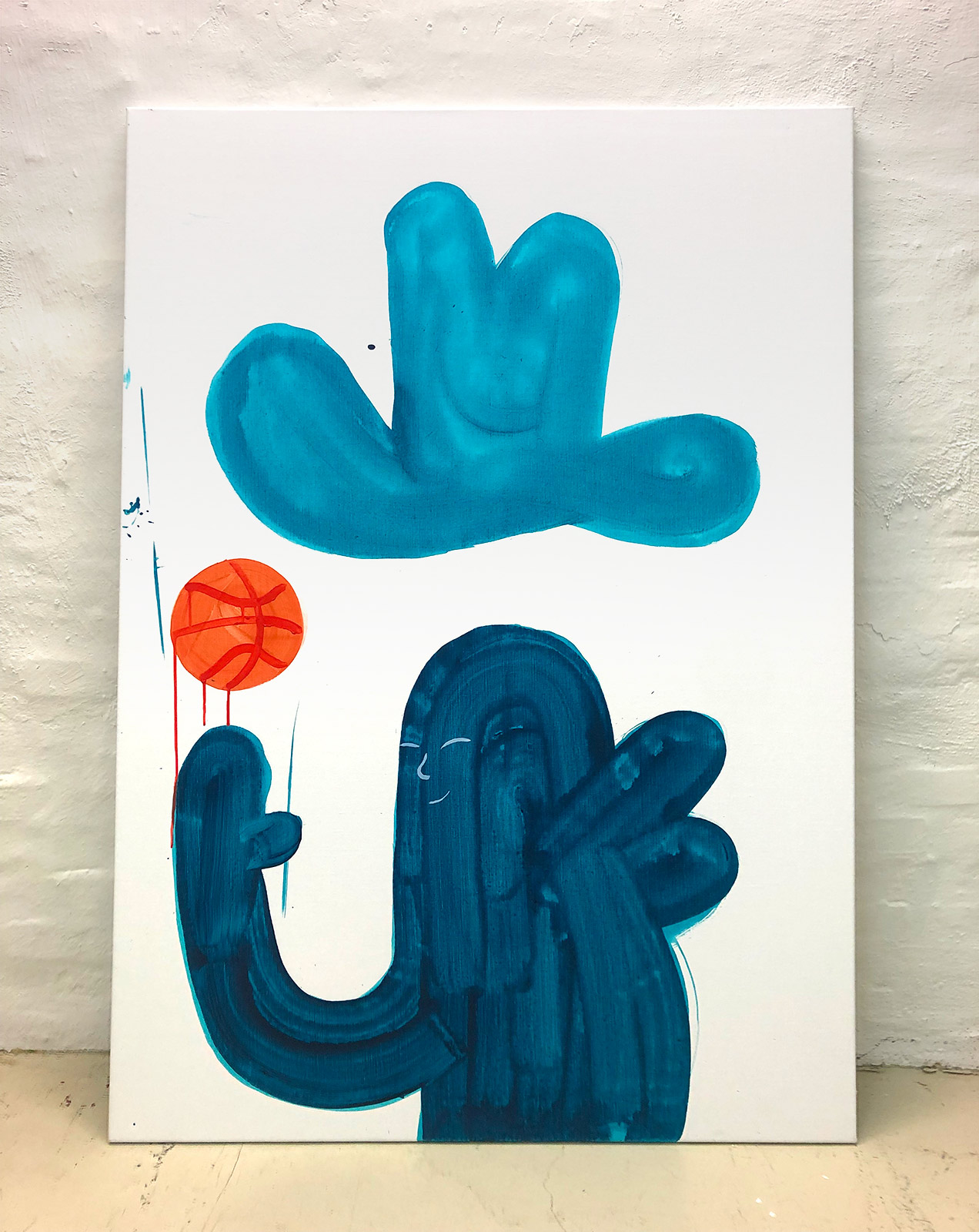 malerier, børnevenlige, grafiske, illustrative, minimalistiske, pop, kroppe, mennesker, sport, blå, orange, turkise, hvide, akryl, hørlærred, abstrakte-former, sjove, samtidskunst, københavn, dansk, dekorative, design, hatte, interiør, bolig-indretning, moderne, moderne-kunst, nordisk, pop-art, skandinavisk, street-art, Køb original kunst og kunstplakater. Malerier, tegninger, limited edition kunsttryk & plakater af dygtige kunstnere.