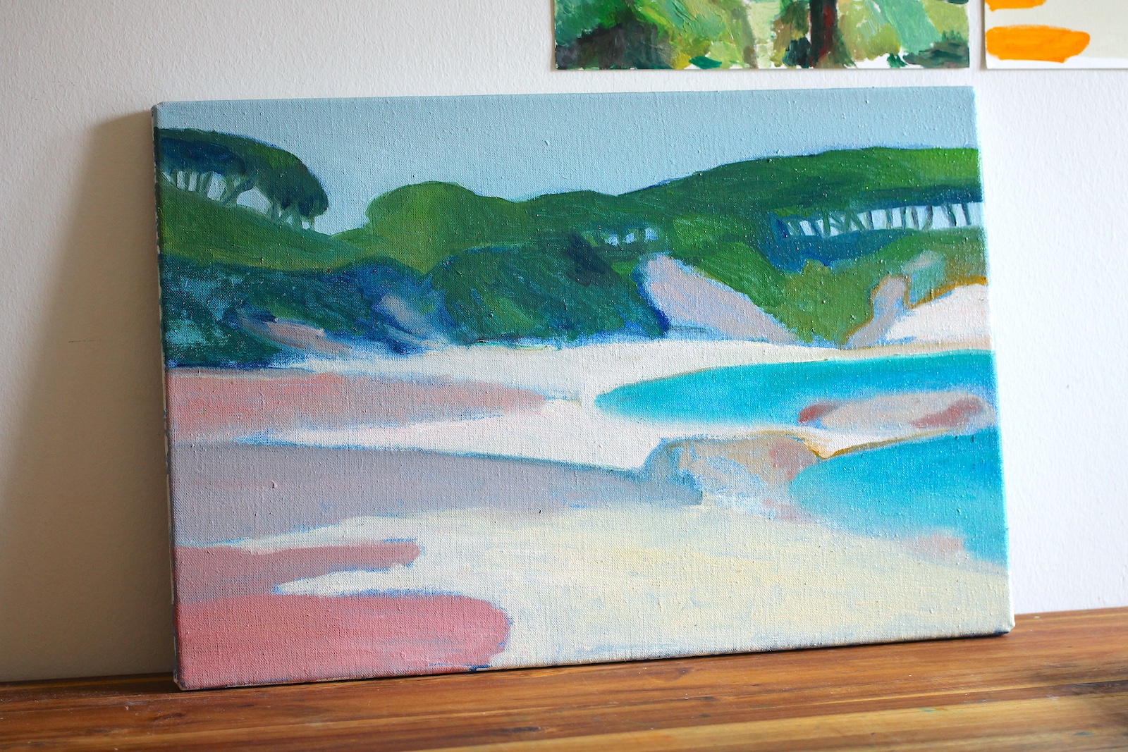 malerier, æstetiske, farverige, ekspressionistiske, landskab, botanik, stemninger, natur, havet, himmel, blå, grønne, pastel, turkise, hørlærred, olie, smukke, samtidskunst, dekorative, design, interiør, bolig-indretning, moderne, moderne-kunst, Køb original kunst og kunstplakater. Malerier, tegninger, limited edition kunsttryk & plakater af dygtige kunstnere.