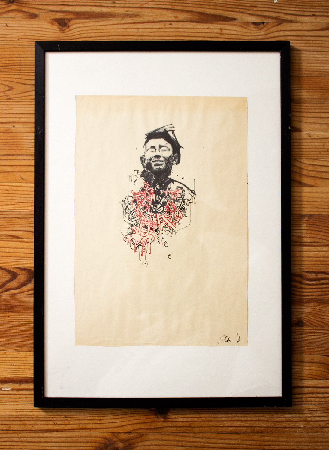 Uden Titel X | Tegninger | Ola Juliussen | Beauton Art Gallery tegninger, figurative, illustrative, portræt, kroppe, mønstre, mennesker, beige, sorte, artliner, papir, tusch, abstrakte-former, samtidskunst, dansk, dekorative, design, ansigter, interiør, bolig-indretning, moderne, moderne-kunst, nordisk, skandinavisk, Køb original kunst og kunstplakater. Malerier, tegninger, limited edition kunsttryk & plakater af dygtige kunstnere.