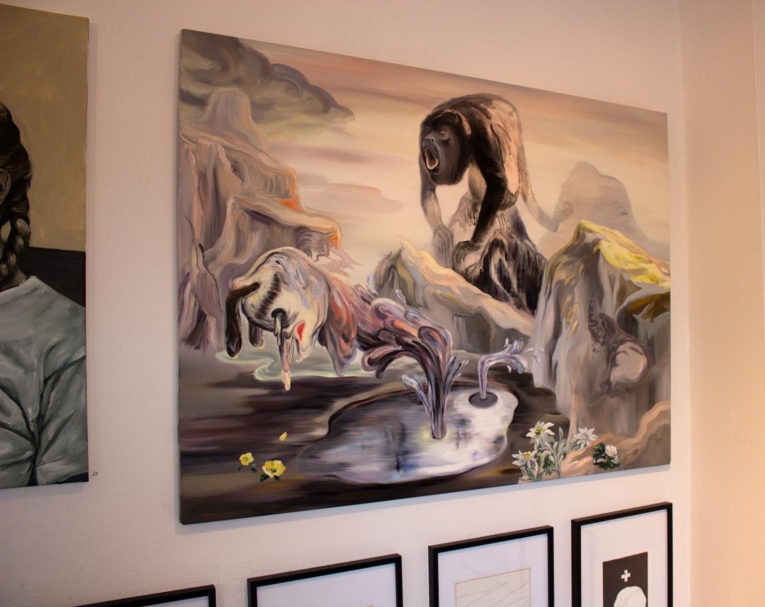 malerier, dyr, landskab, surrealistiske, botanik, natur, kæledyr, himmel, vilde-dyr, grå, røde, gule,  bomuldslærred, olie, atmosfære, smukke, detaljerigt, blomster, vandret, bjerge, flotte, sceneri, vilde-dyr, Køb original kunst af den højeste kvalitet. Malerier, tegninger, limited edition kunsttryk & plakater af dygtige kunstnere.