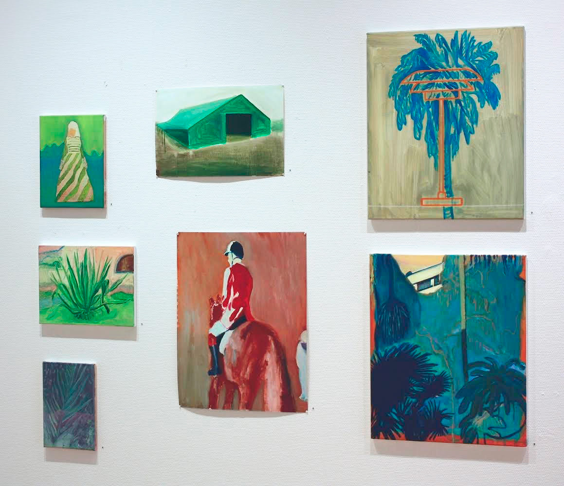 I am the palm | Malerier | Rafael Guerrero Céspedes | Beauton Art Gallery malerier, æstetiske, farverige, ekspressionistiske, geometriske, landskab, arkitektur, botanik, natur, blå, orange,  bomuldslærred, olie, bygninger, dansk, dekorative, design, ekspressionisme, interiør, bolig-indretning, moderne, moderne-kunst, planter, hav, træer, levende, Køb original kunst og kunstplakater. Malerier, tegninger, limited edition kunsttryk & plakater af dygtige kunstnere.