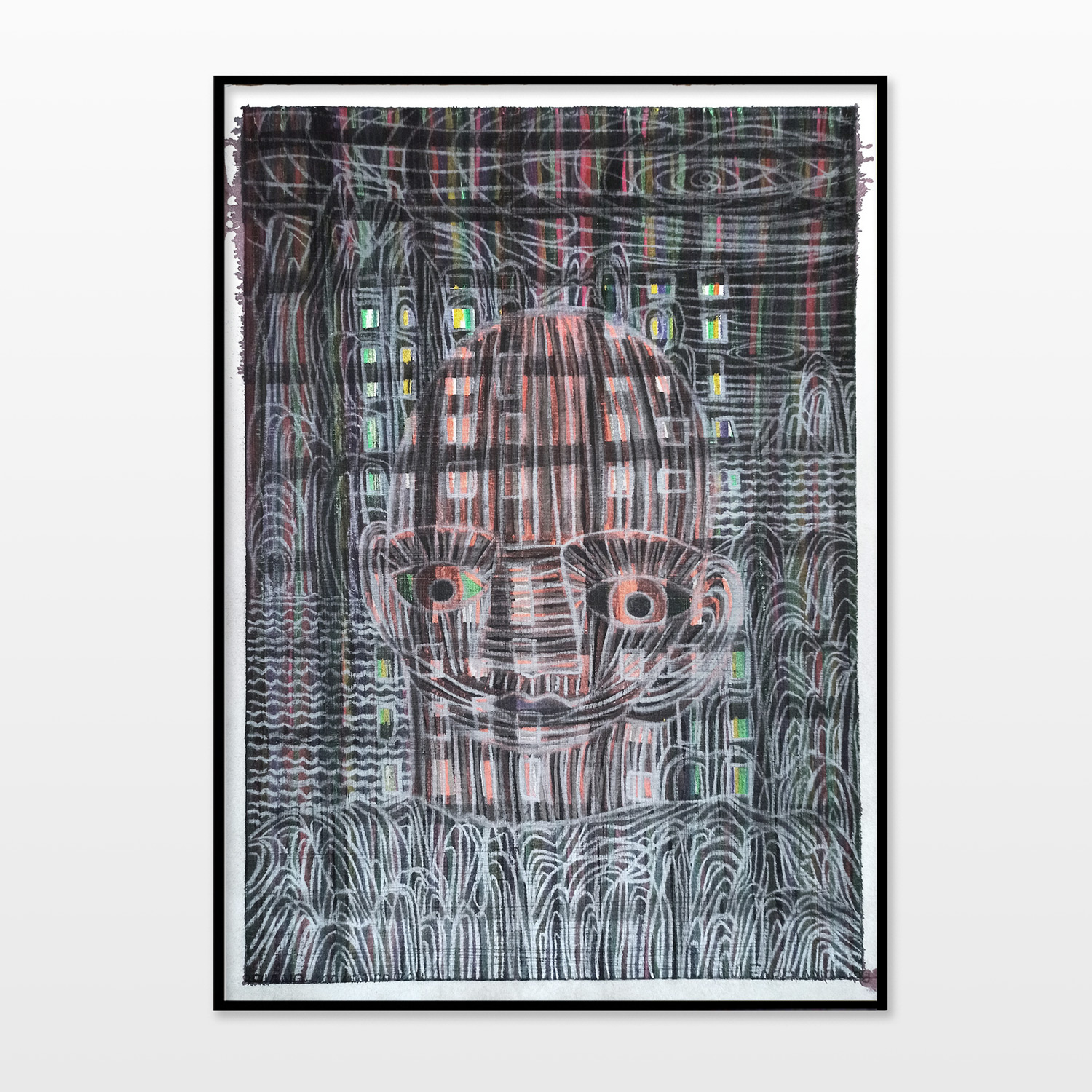 tegninger, æstetiske, farverige, ekspressionistiske, figurative, kroppe, mønstre, mennesker, sorte, pastel, hvide, kridt, papir, samtidskunst, ansigter, interiør, bolig-indretning, mænd, moderne, moderne-kunst, rolige, underlig, Køb original kunst og kunstplakater. Malerier, tegninger, limited edition kunsttryk & plakater af dygtige kunstnere.