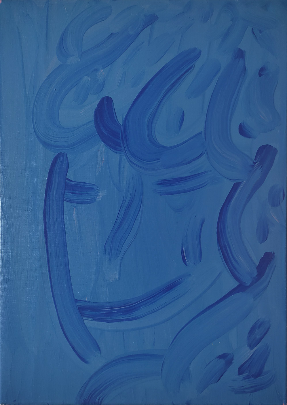 Dreamer | Malerier |  | Beauton Art Gallery malerier, abstrakte, æstetiske, figurative, grafiske, illustrative, portræt, stemninger, mennesker, blå, akryl, hørlærred, abstrakte-former, smukke, dansk, dekorative, design, ansigter, interiør, bolig-indretning, moderne, moderne-kunst, nordisk, skandinavisk, rolige, Køb original kunst og kunstplakater. Malerier, tegninger, limited edition kunsttryk & plakater af dygtige kunstnere.